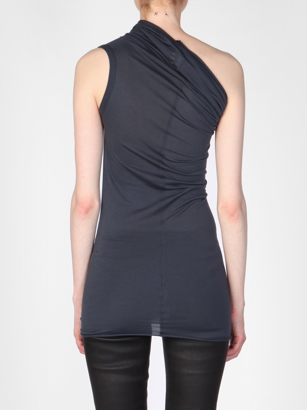 RICK OWENS - ONE SHOULDER TEE
