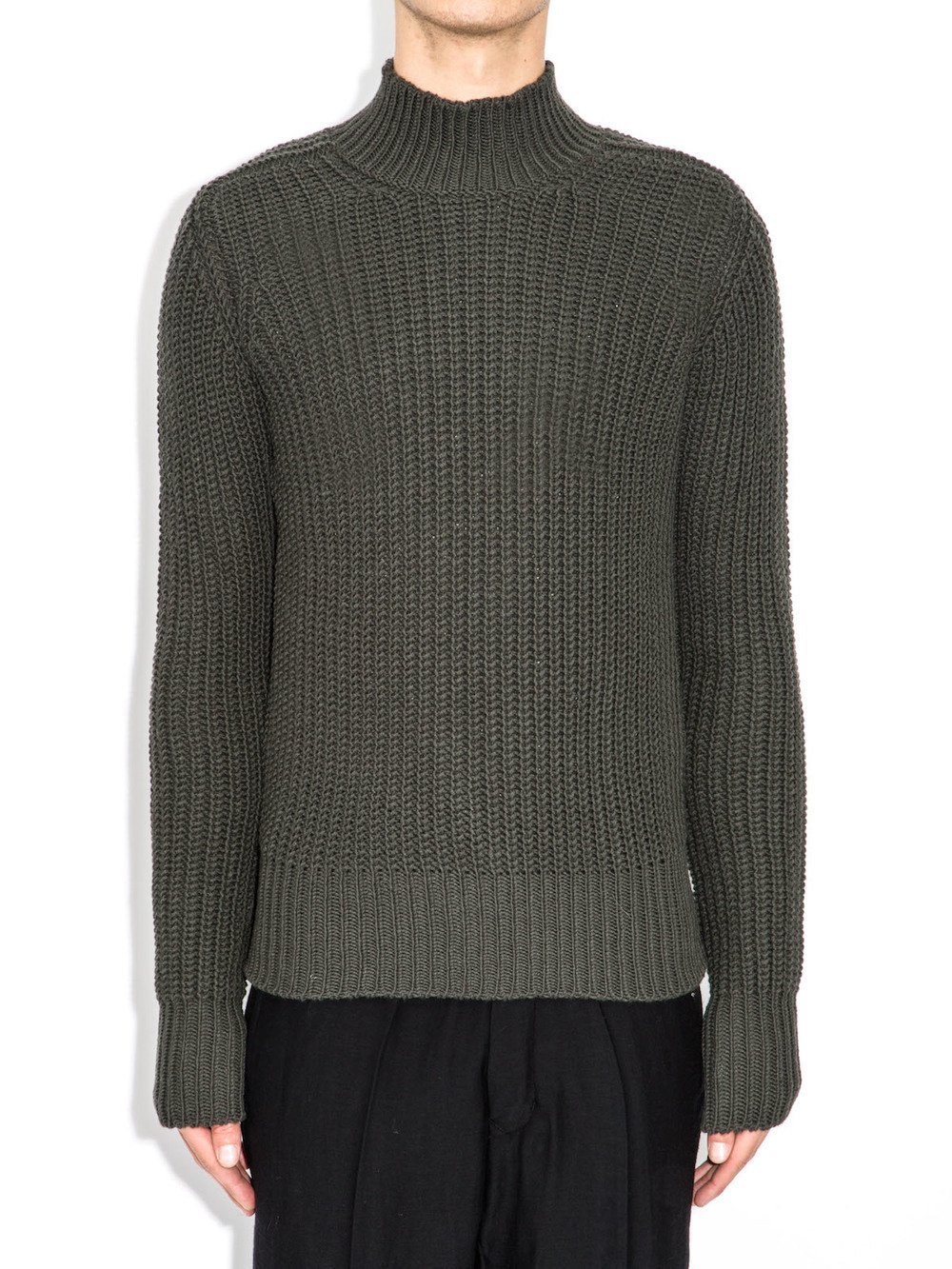 rick owens grey sweater