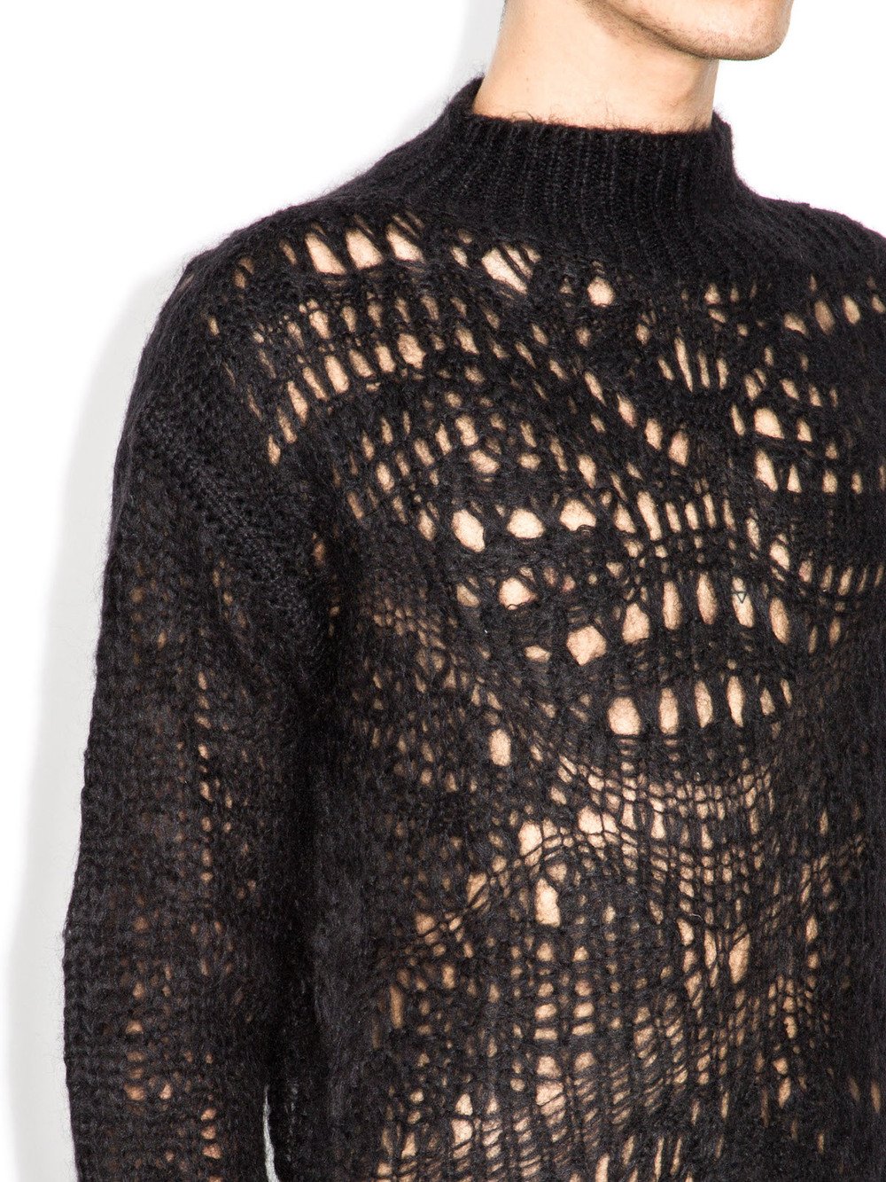 rick owens black sweater