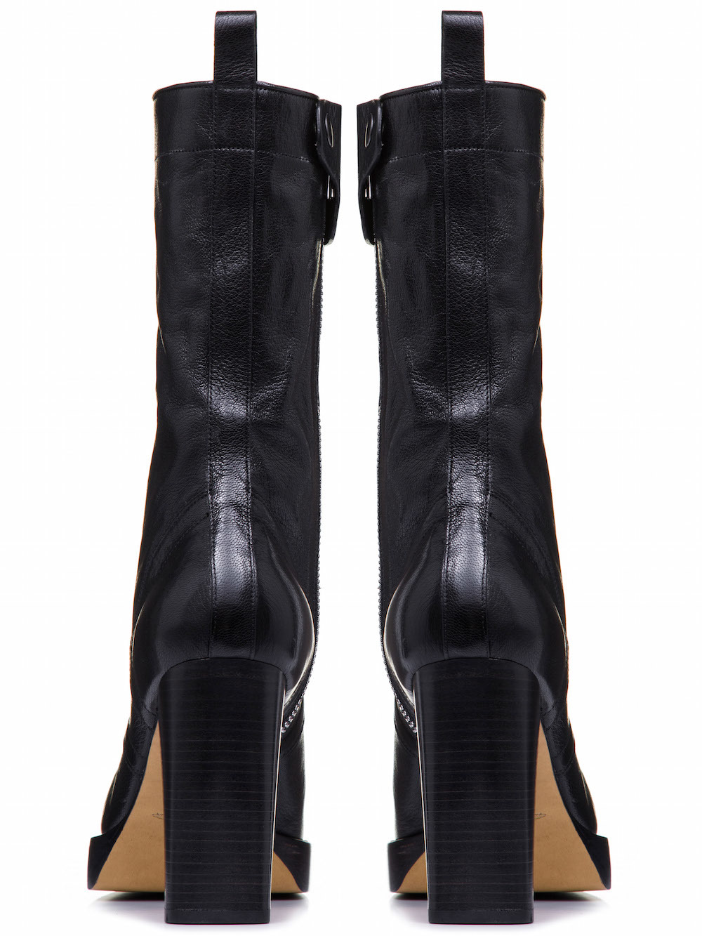 RICK OWENS CHUNKY BOOTS IN BLACK