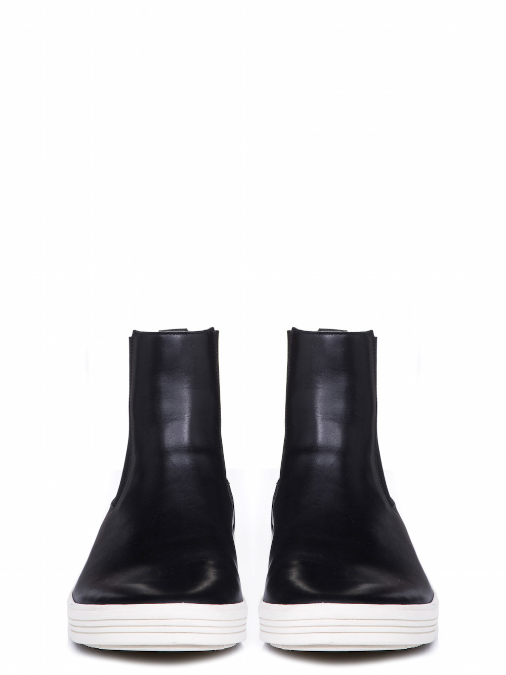 RICK OWENS MASTODON ELASTIC SNEAKERS IN BLACK