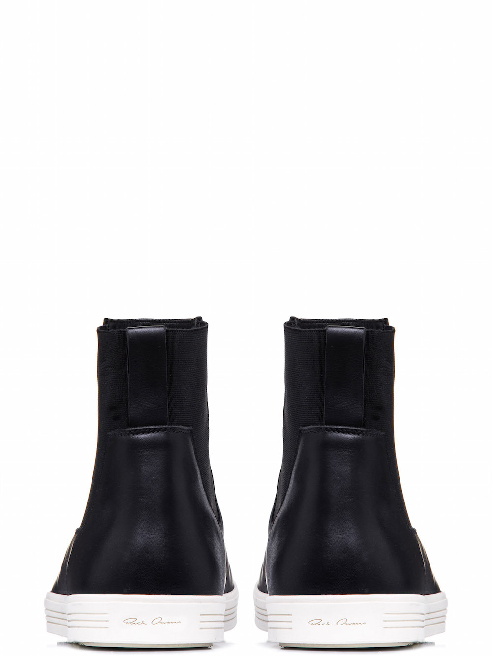 RICK OWENS MASTODON ELASTIC SNEAKERS IN BLACK