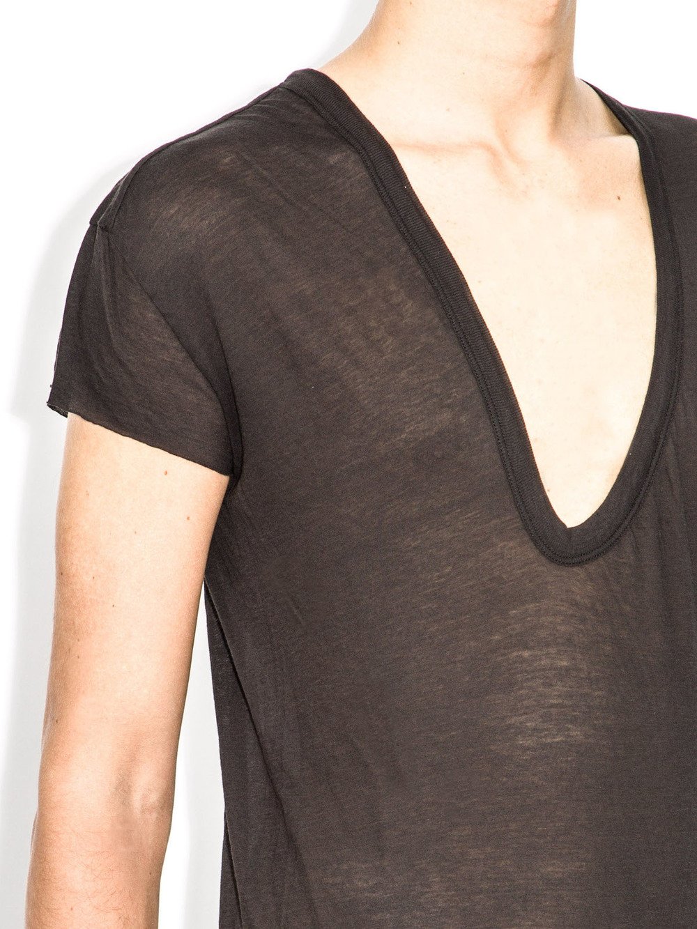 rick owens v neck tee