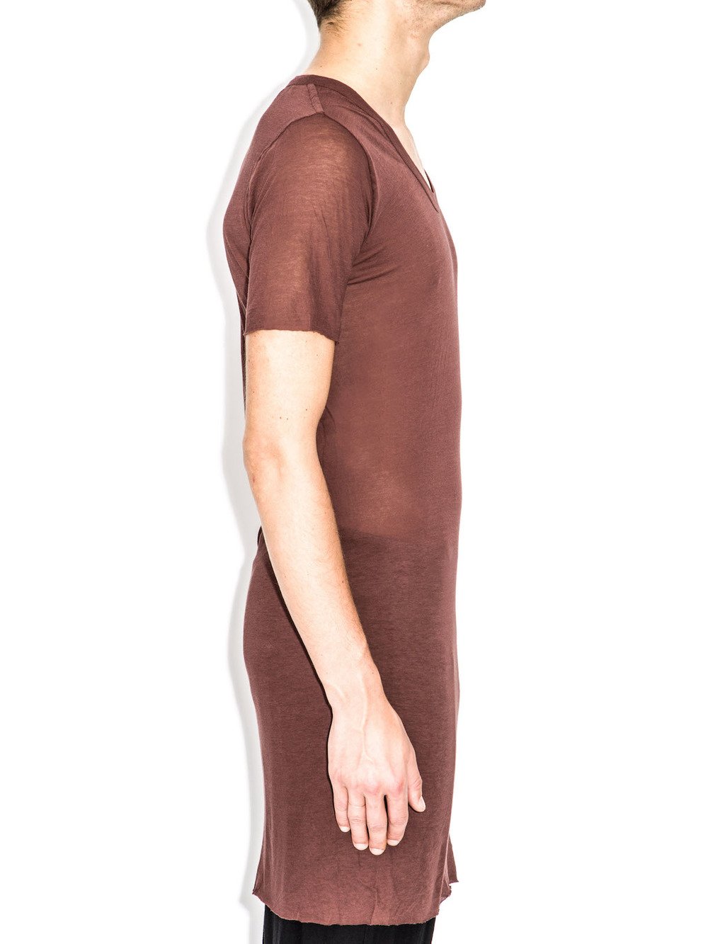 rick owens red t-shirt