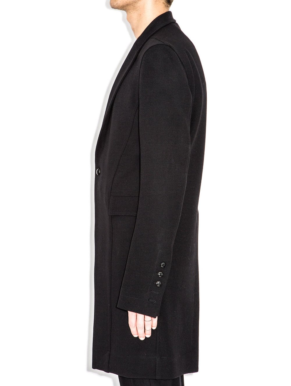 rick owens black jacket