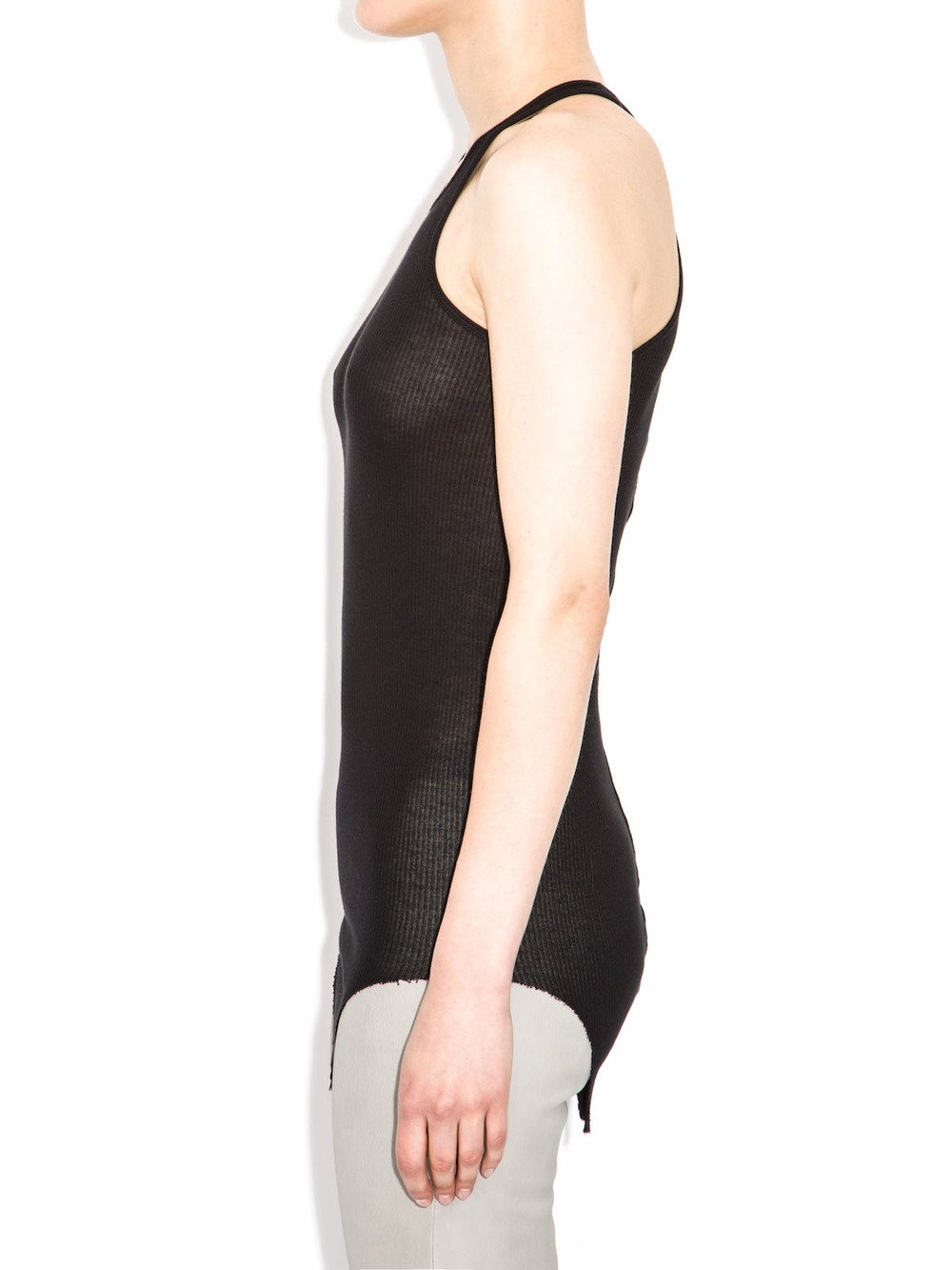 rick owens black basic top