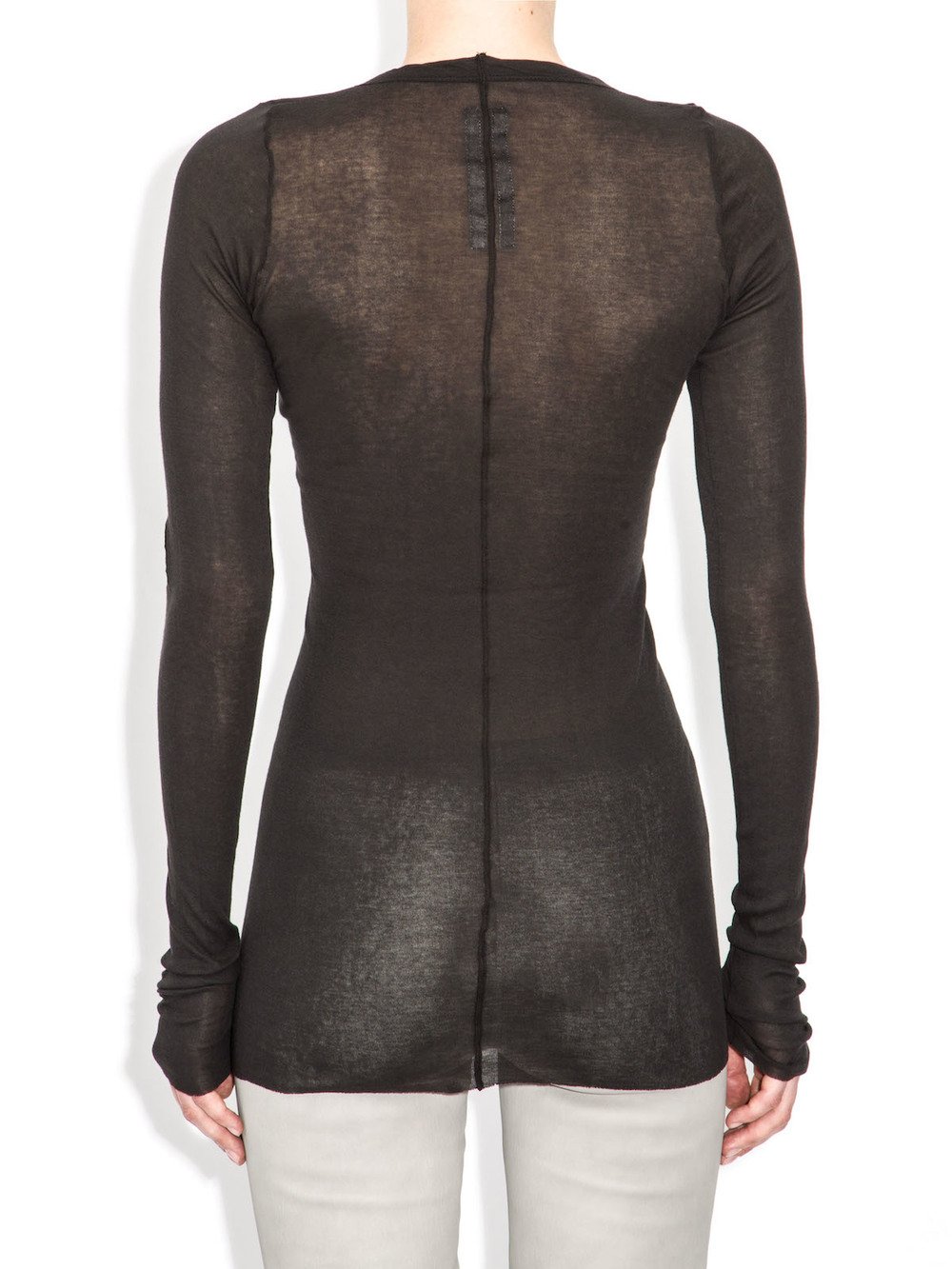rick owens black long sleeve