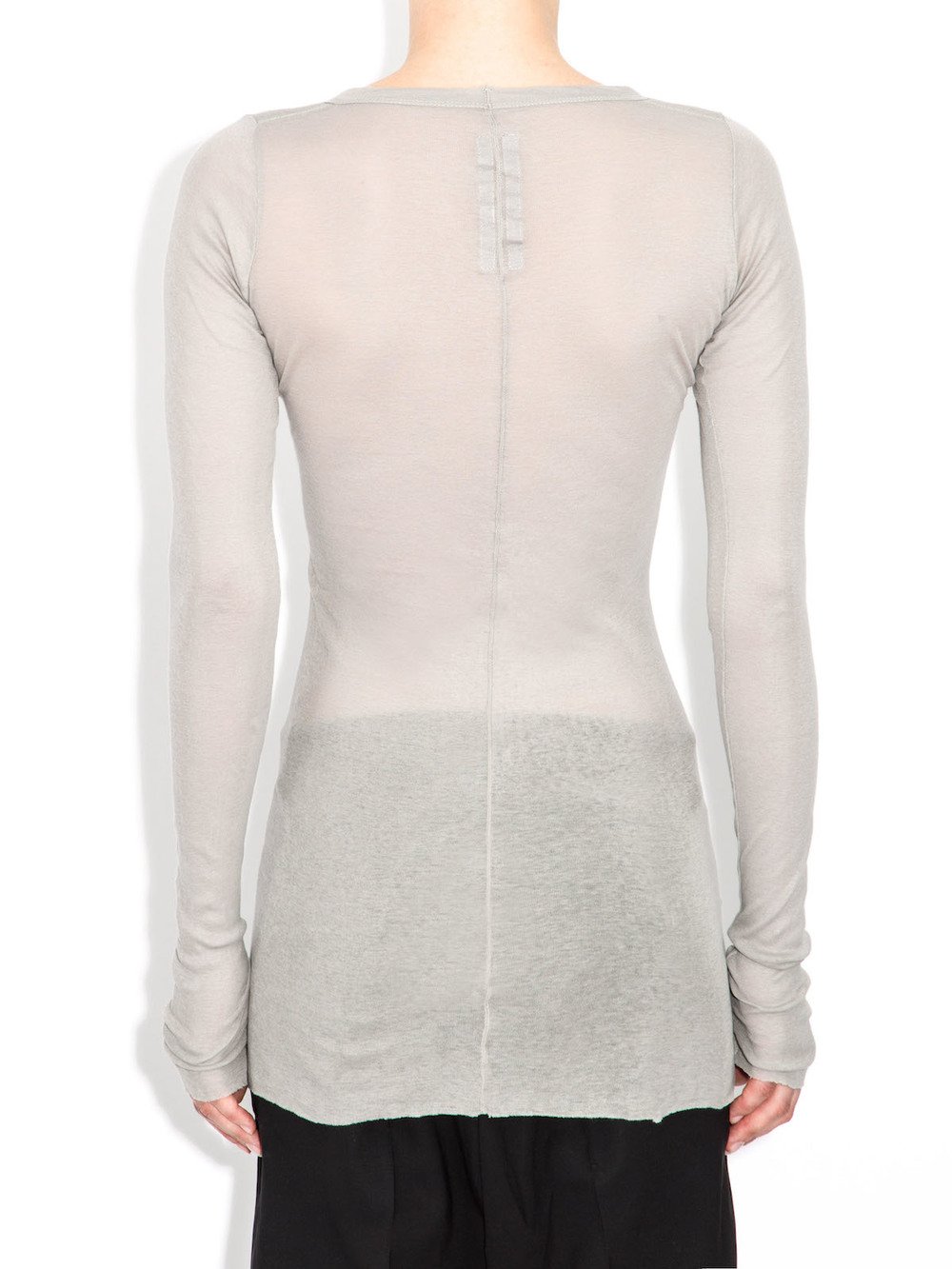 grey long sleeve rick owens