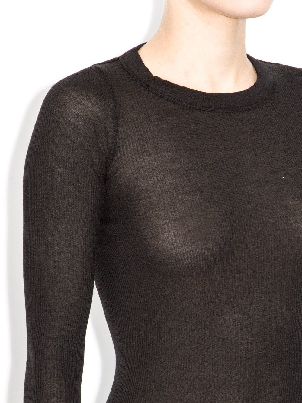 black sleeve tee