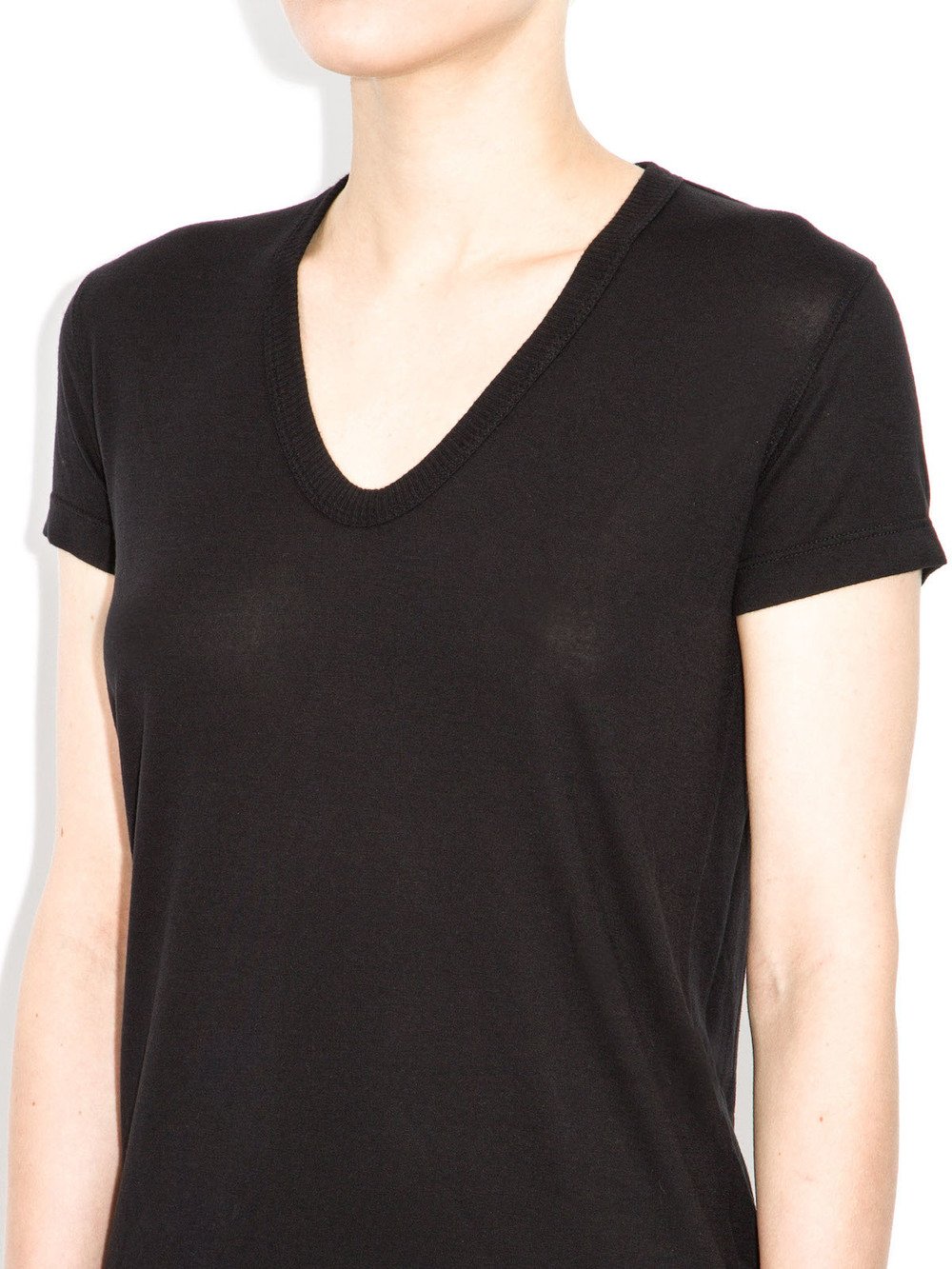 rick owens black short sleeves