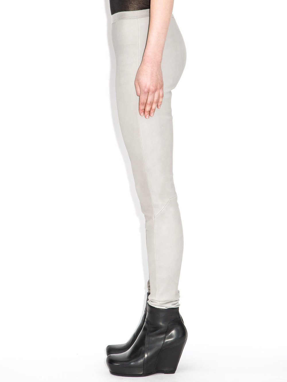 rick owens grey leggins