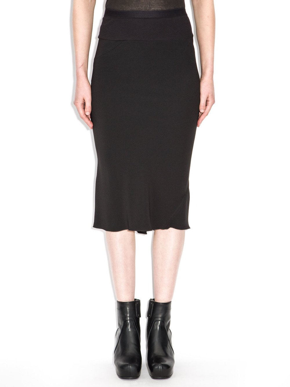 rick owens knee-lenght skirt