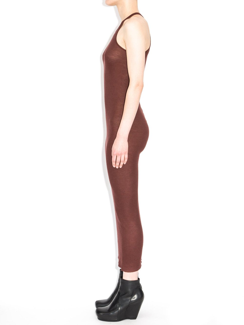rick owens blood red dress