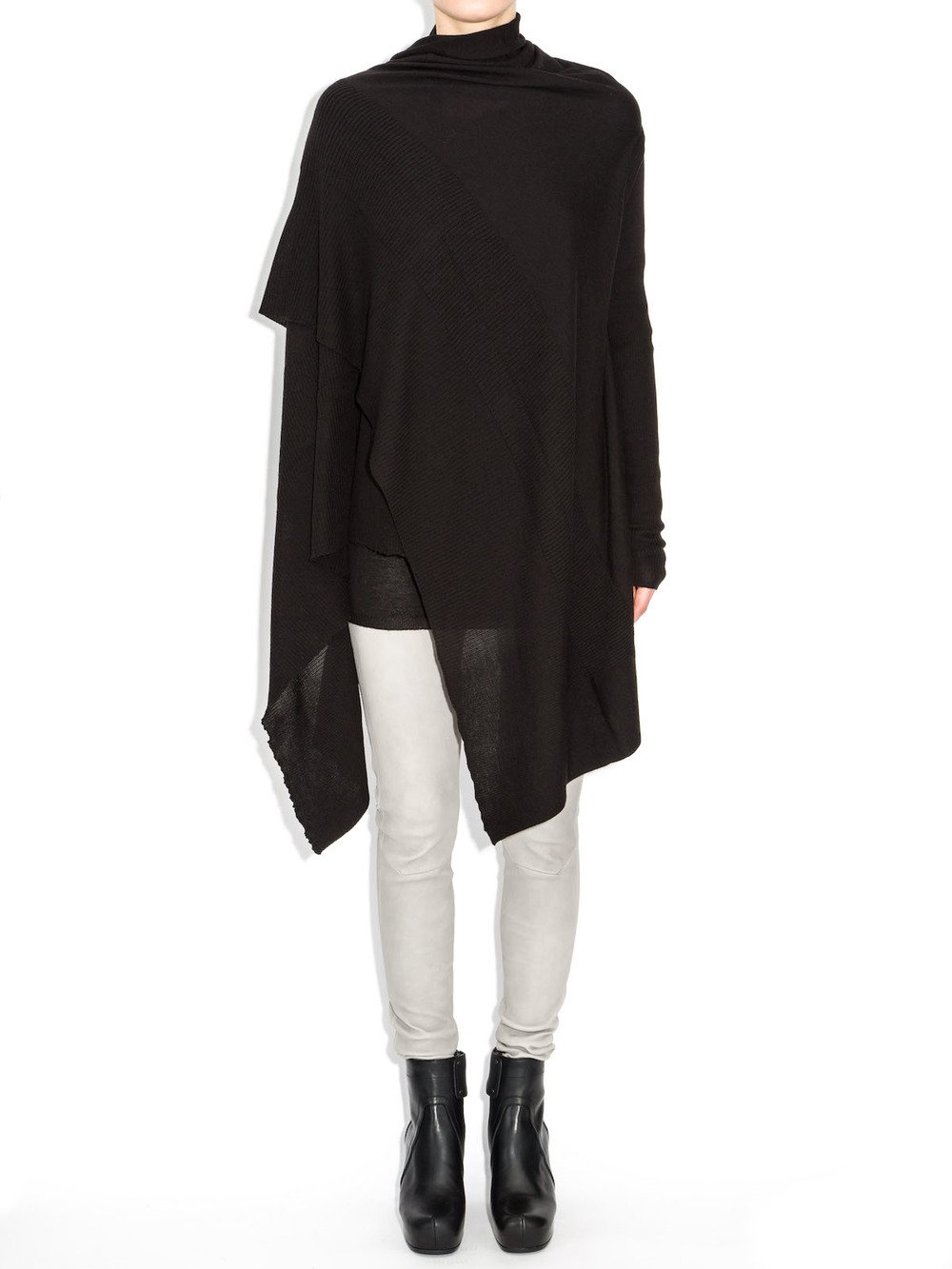 rick owens fw14 wrap sweater