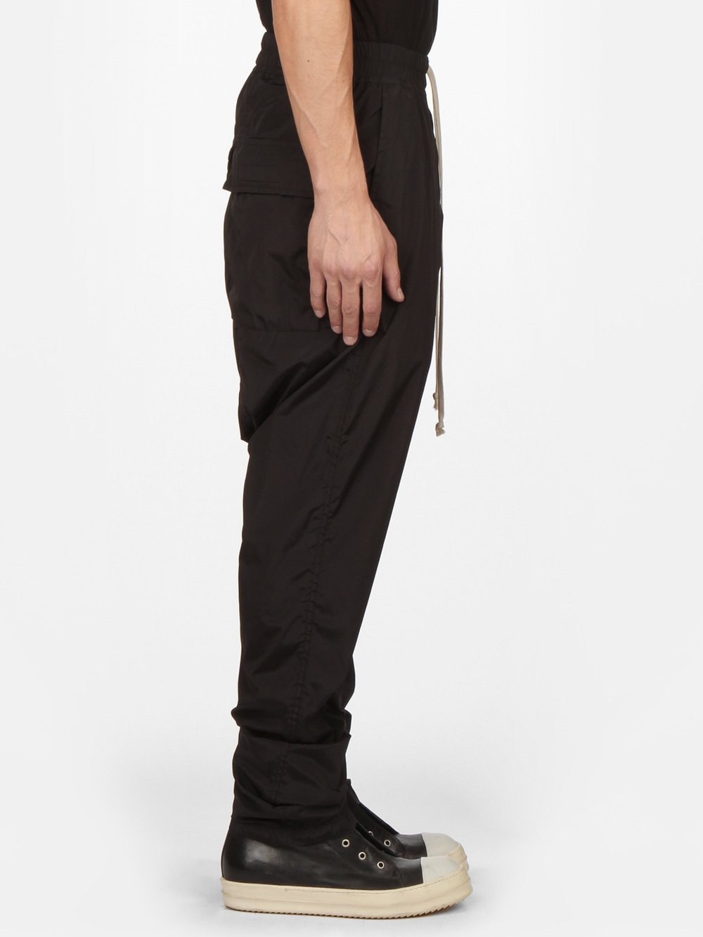 RICK OWENS DRKSHDW - LONG DRAWSTRING TROUSERS