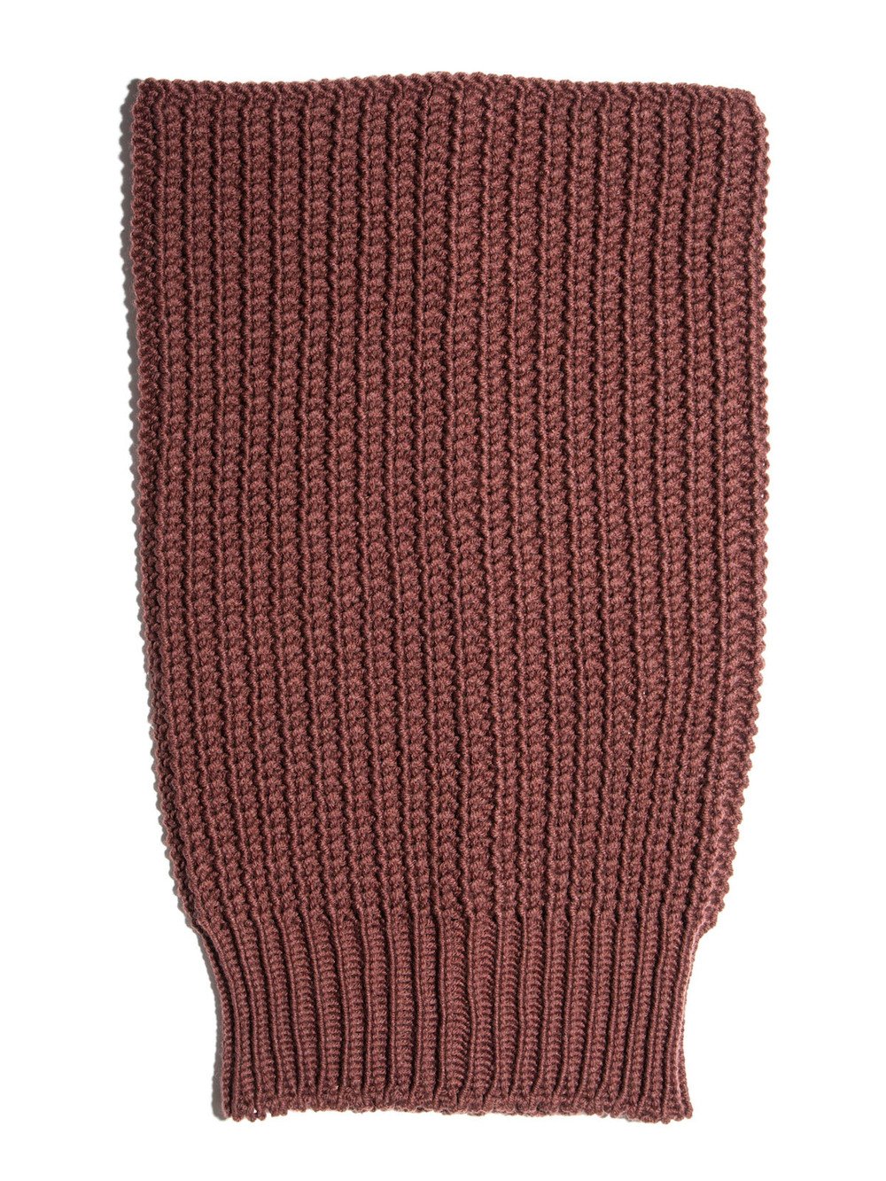rick owens blood red ribber neck tube