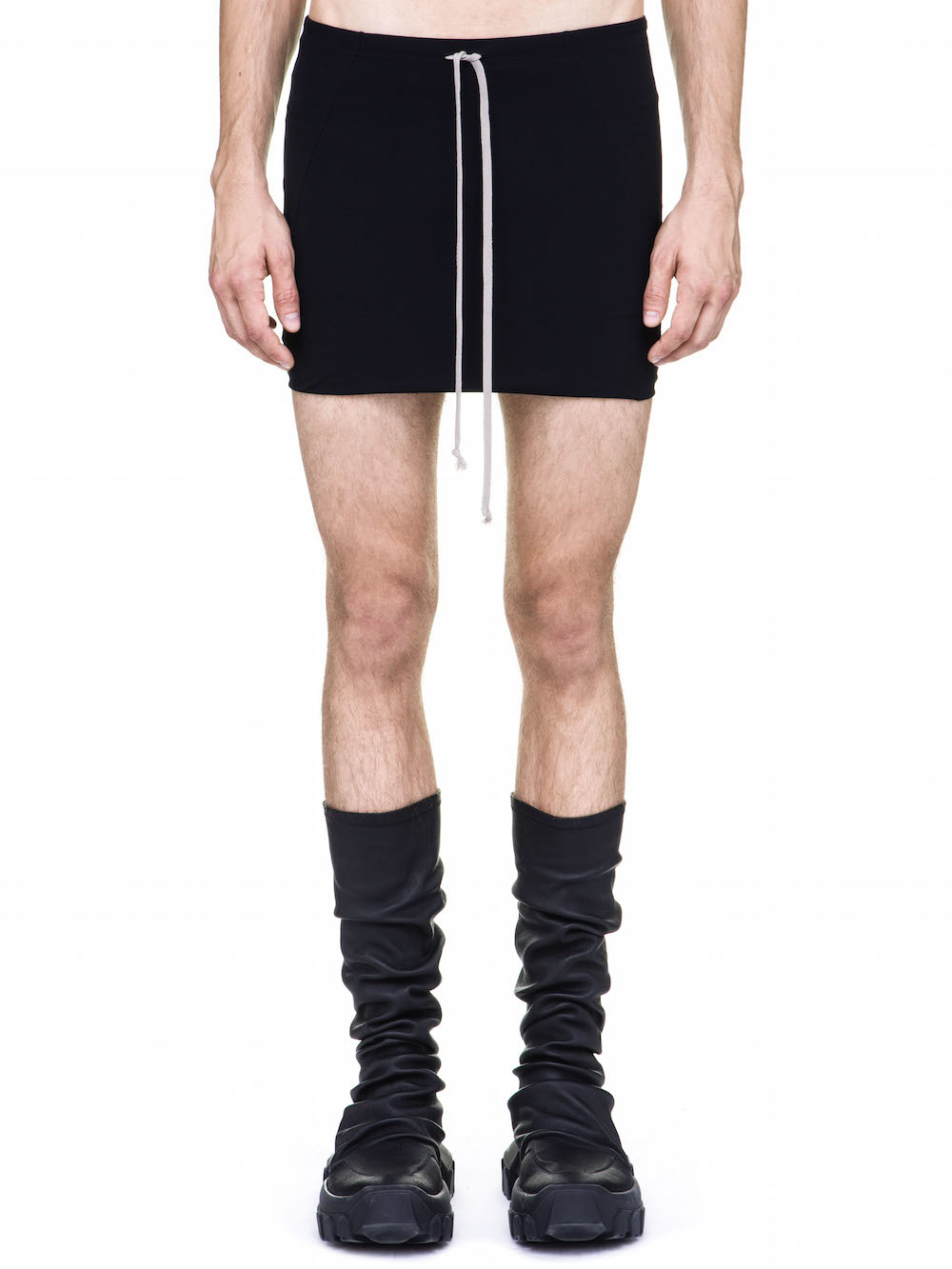 RICK OWENS BATHING TRUNK IN BLACK