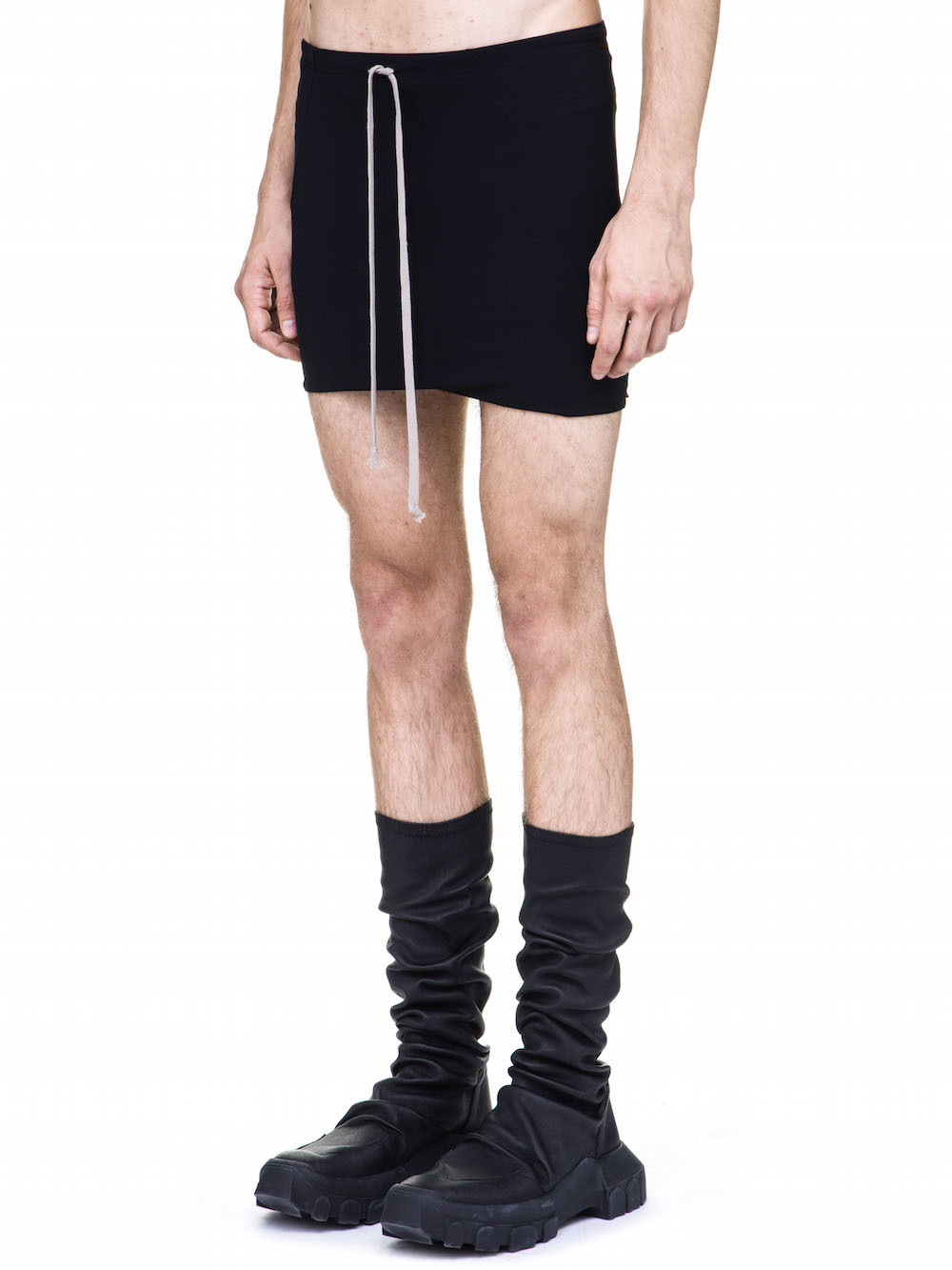 RICK OWENS BATHING TRUNK IN BLACK