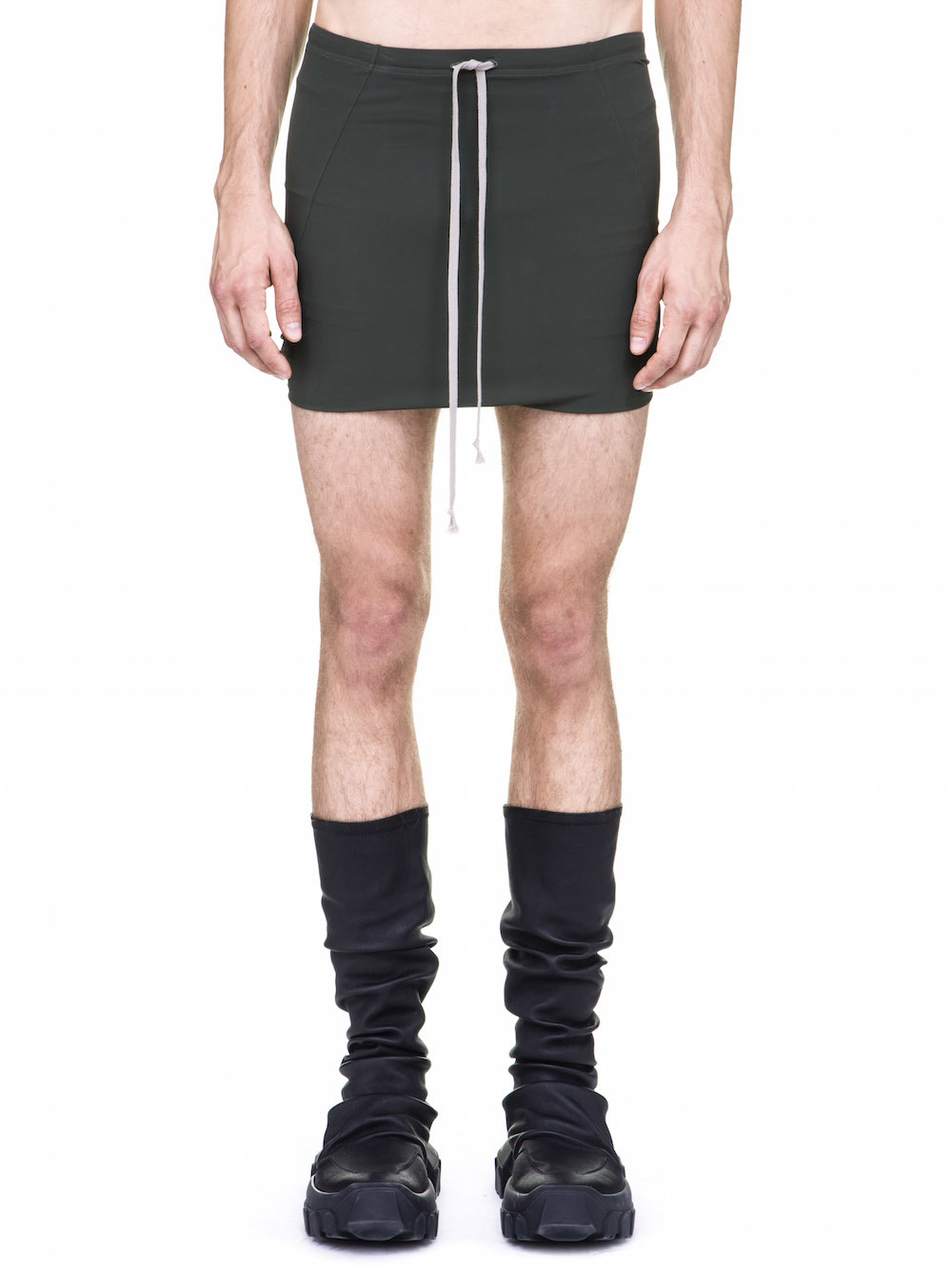 RICK OWENS BATHING TRUNK IN FOREST GREEN