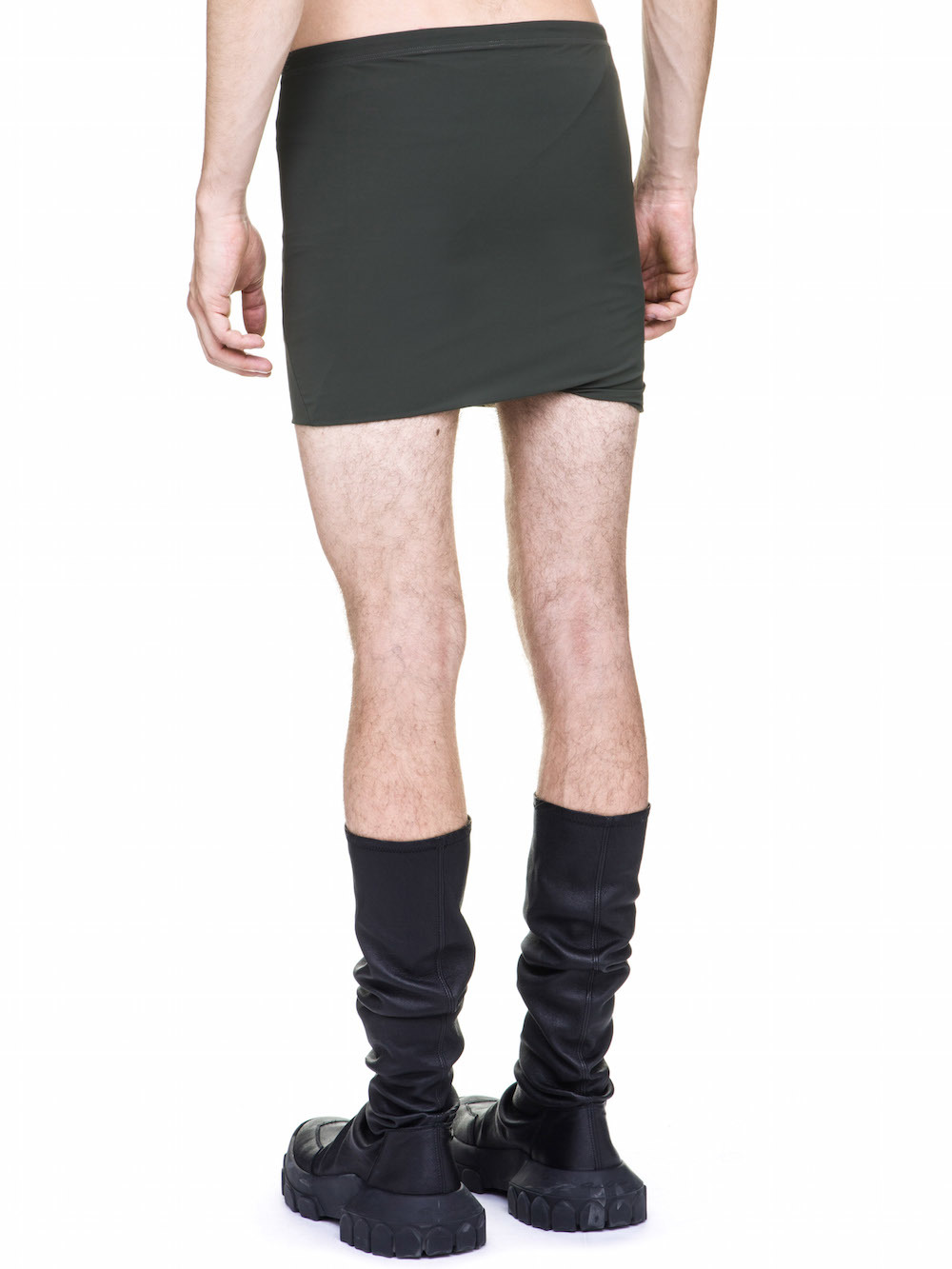 RICK OWENS BATHING TRUNK IN FOREST GREEN