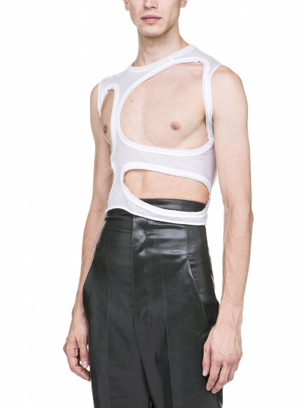 RICK OWENS MB I TOP IN MILK