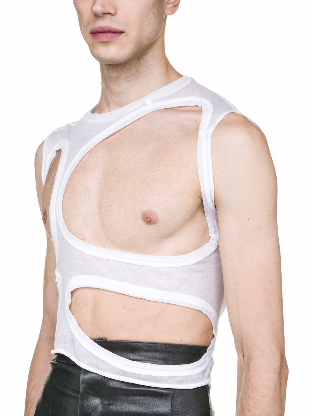 RICK OWENS MB I TOP IN MILK