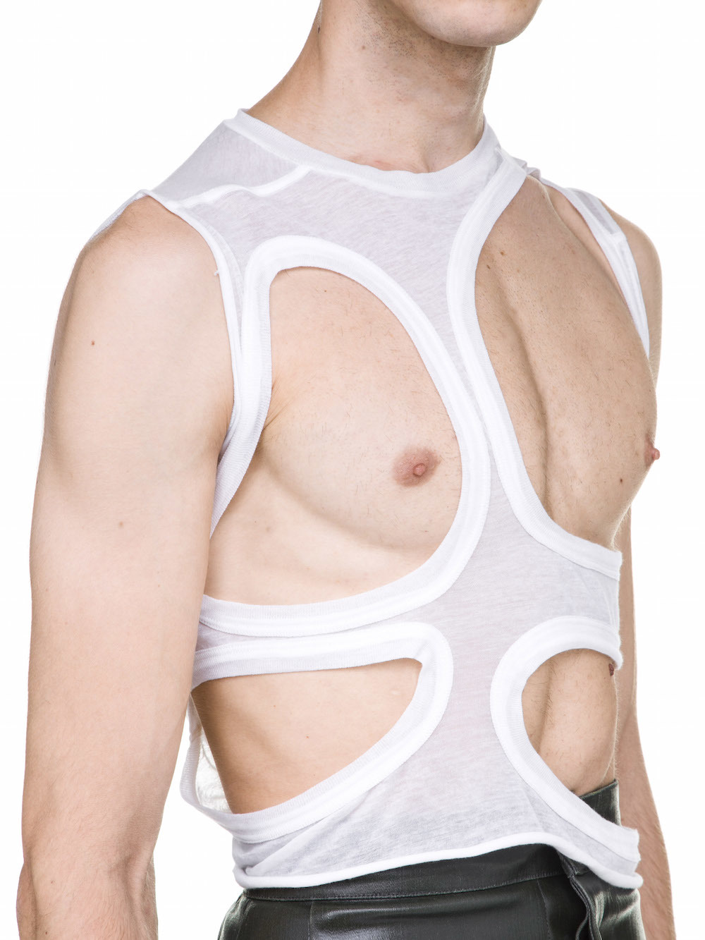 RICK OWENS MB I TOP IN MILK
