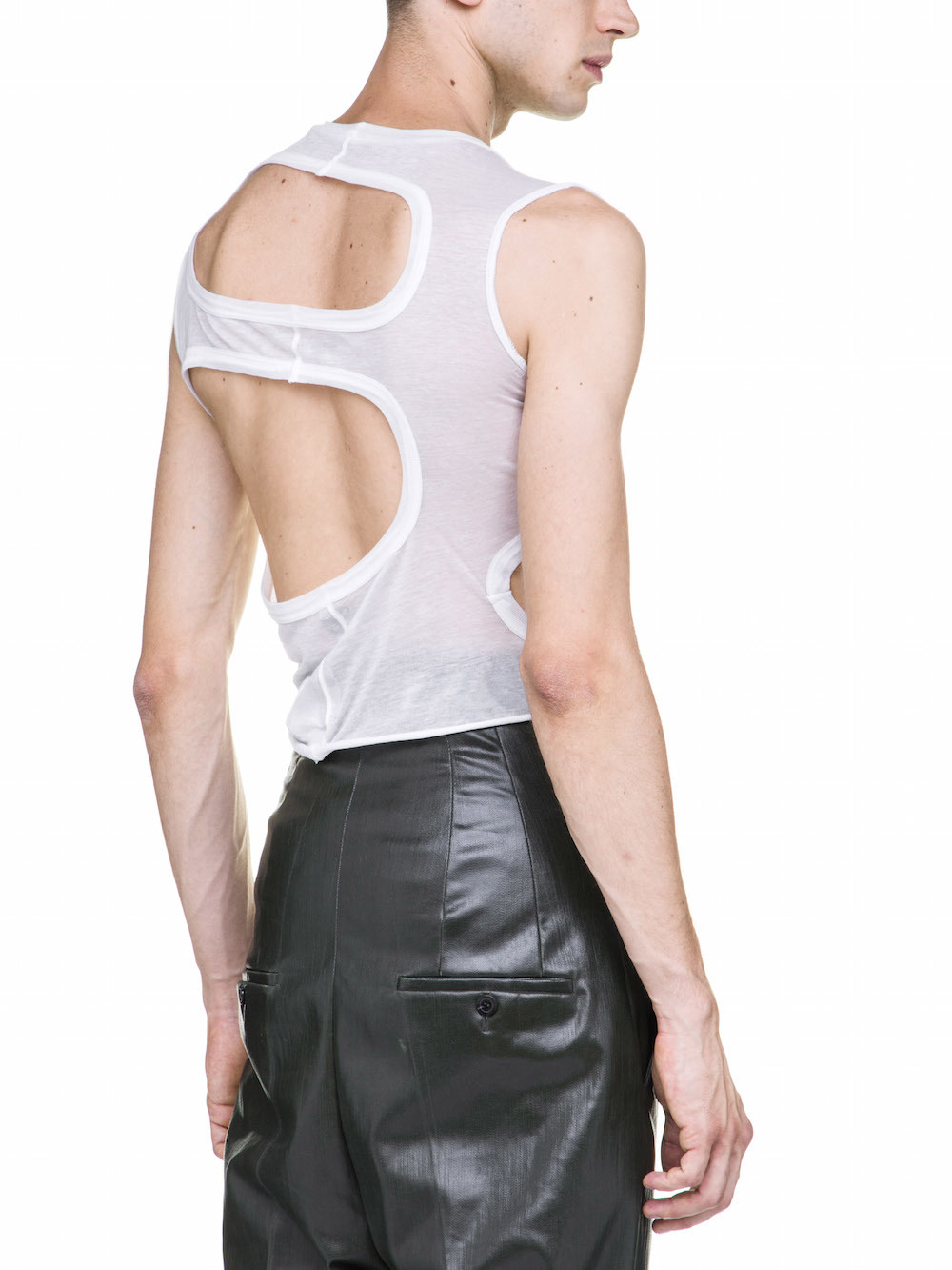 RICK OWENS MB I TOP IN MILK