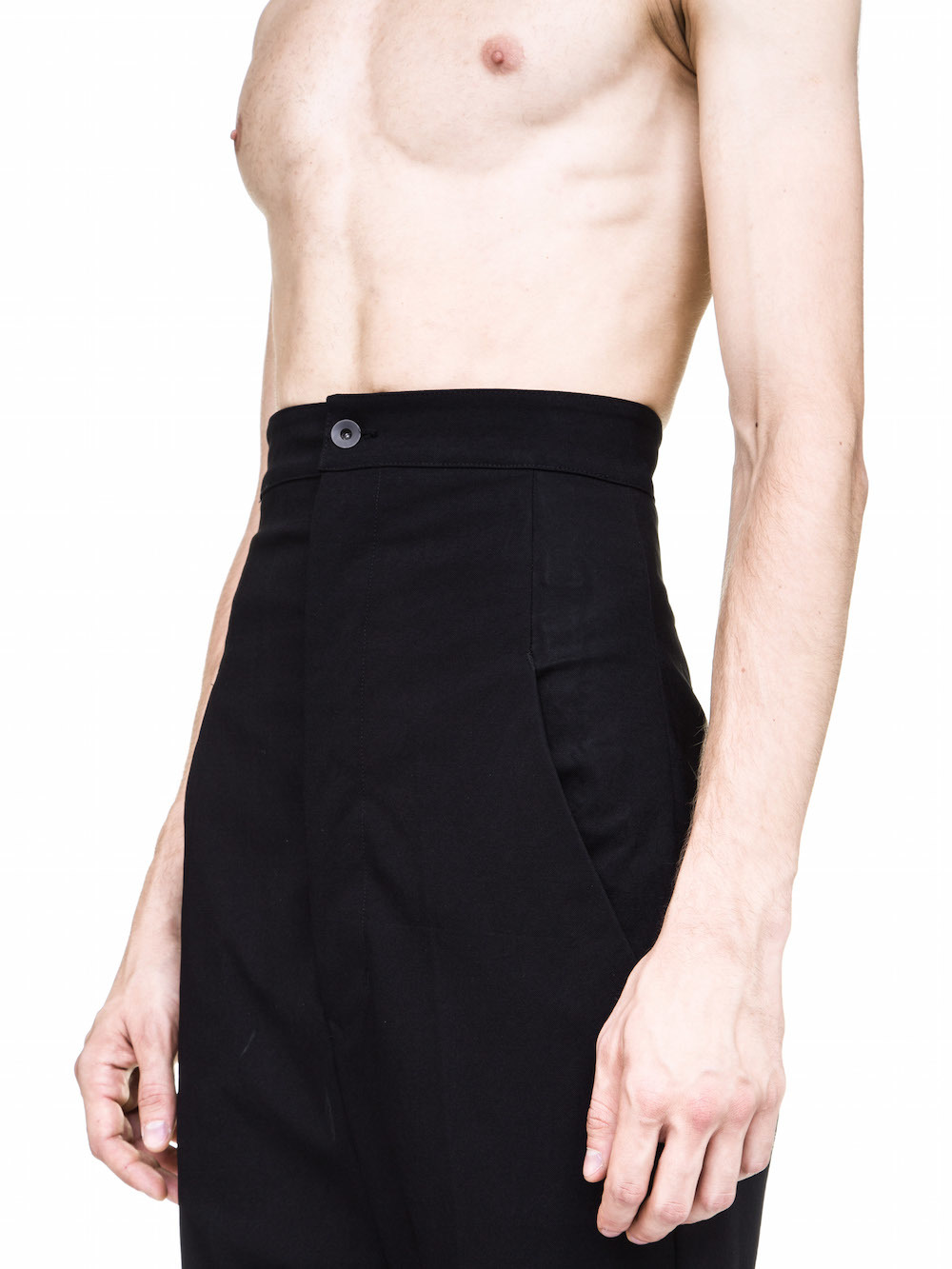 RICK OWENS OFF-THE-RUNWAY DIRT JEAN IN BLACK
