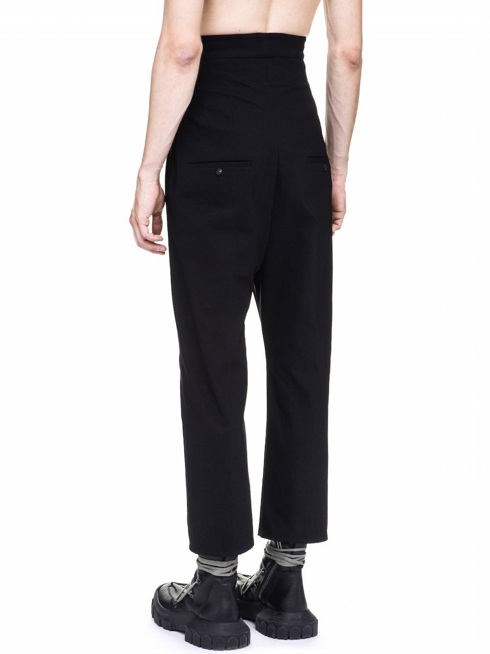 RICK OWENS OFF-THE-RUNWAY DIRT JEAN IN BLACK