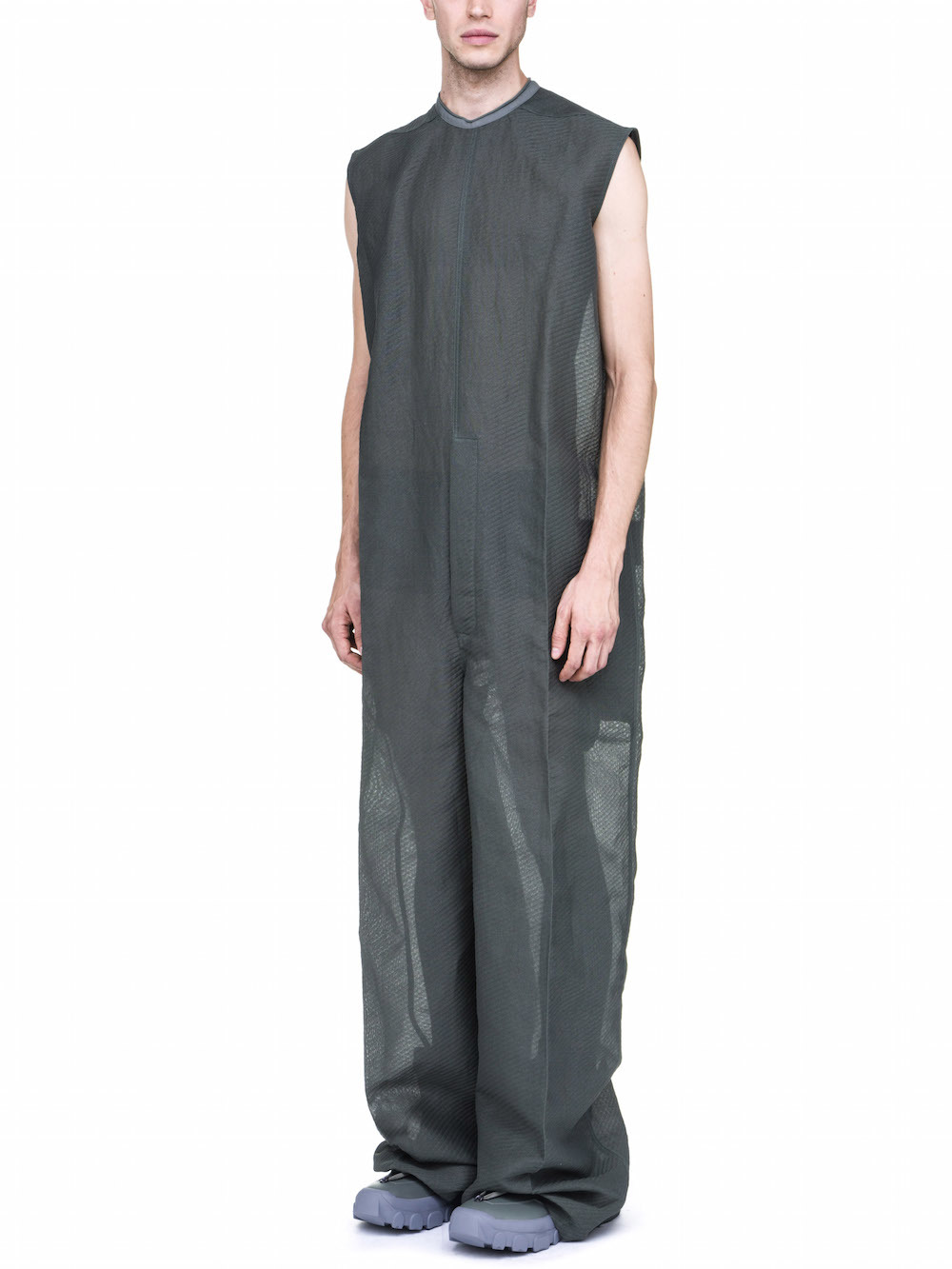 RICK OWENS DIRT BODYBAG IN SAGE GREEN