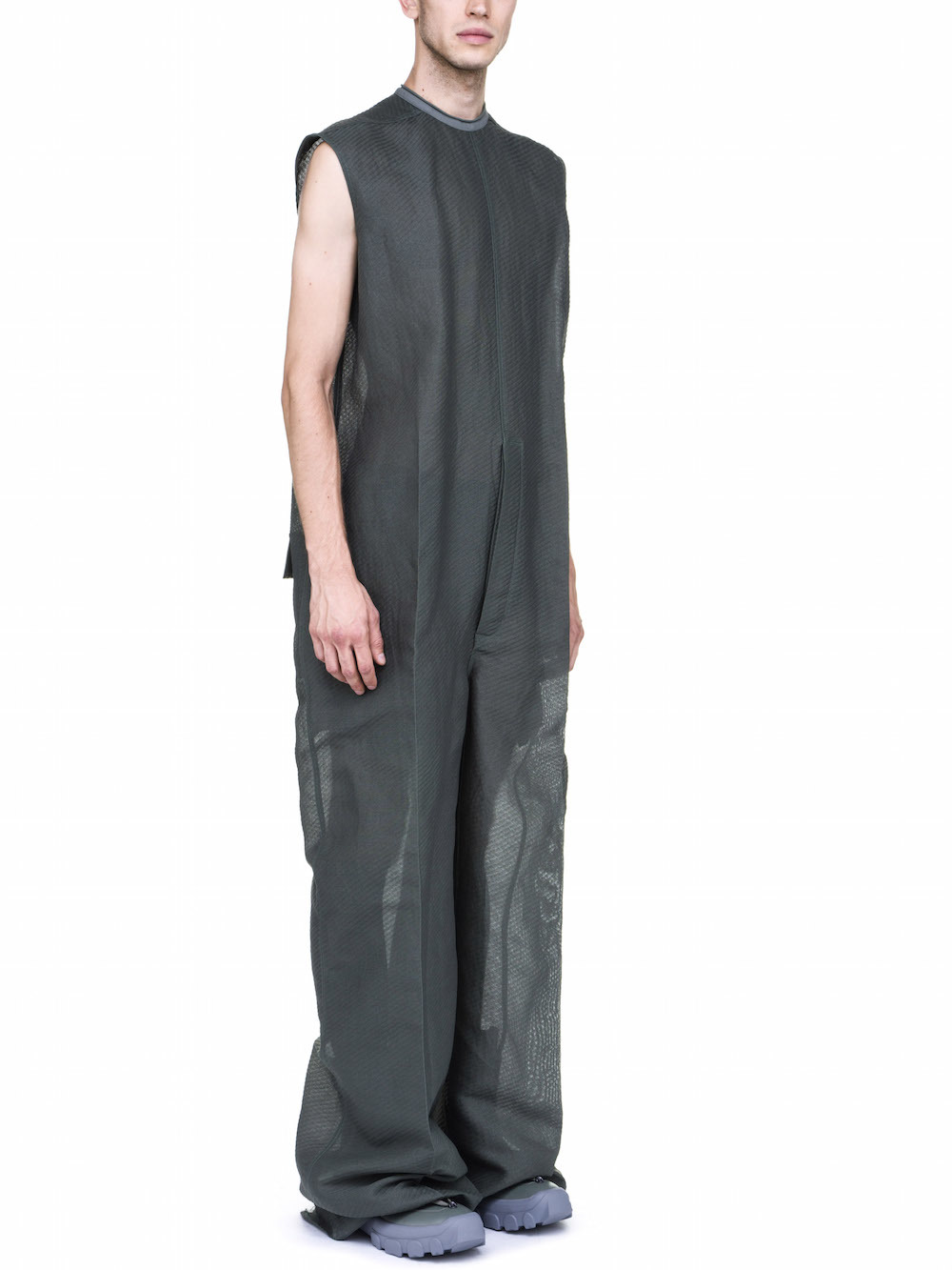 RICK OWENS DIRT BODYBAG IN SAGE GREEN
