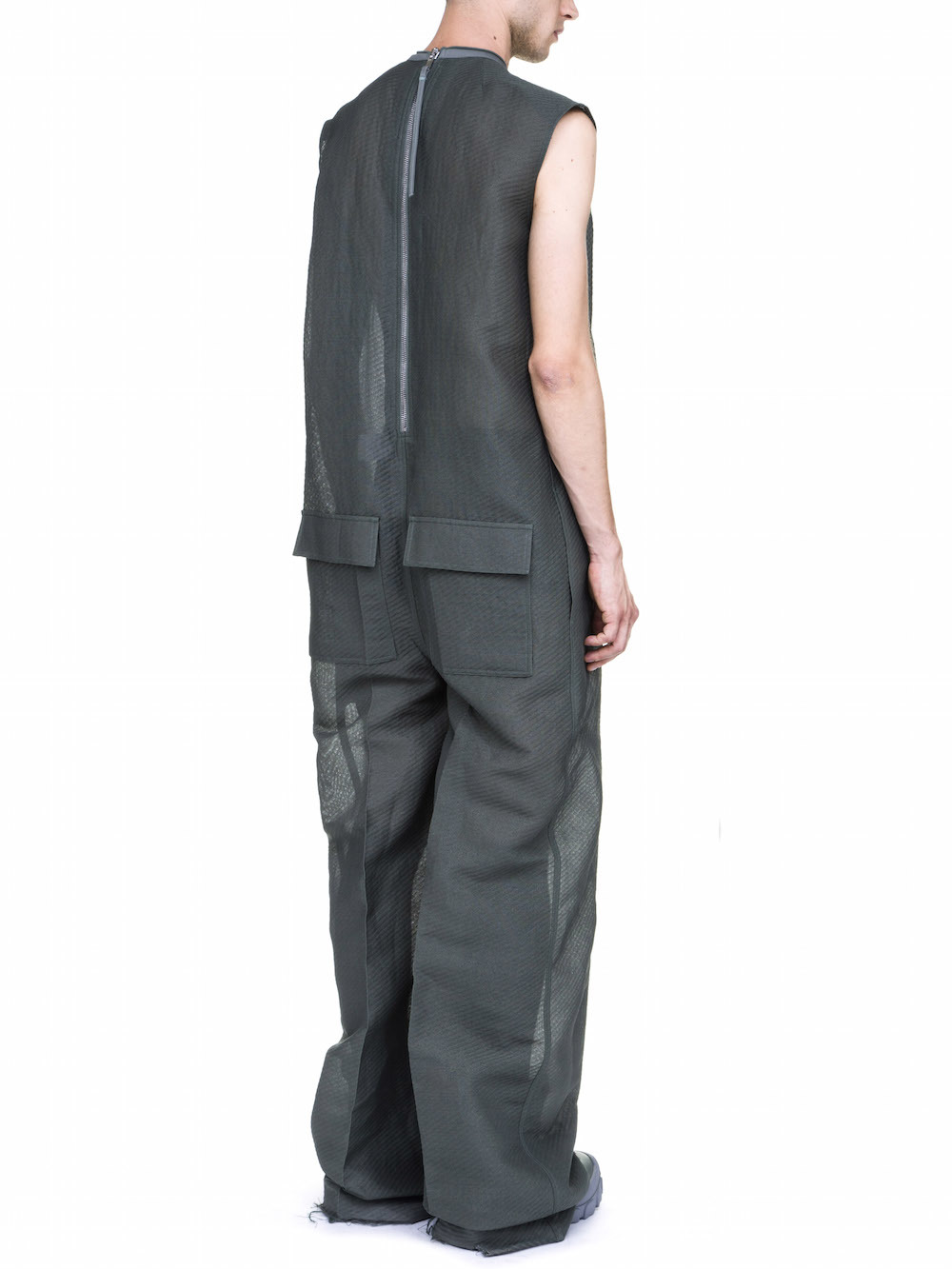 RICK OWENS DIRT BODYBAG IN SAGE GREEN