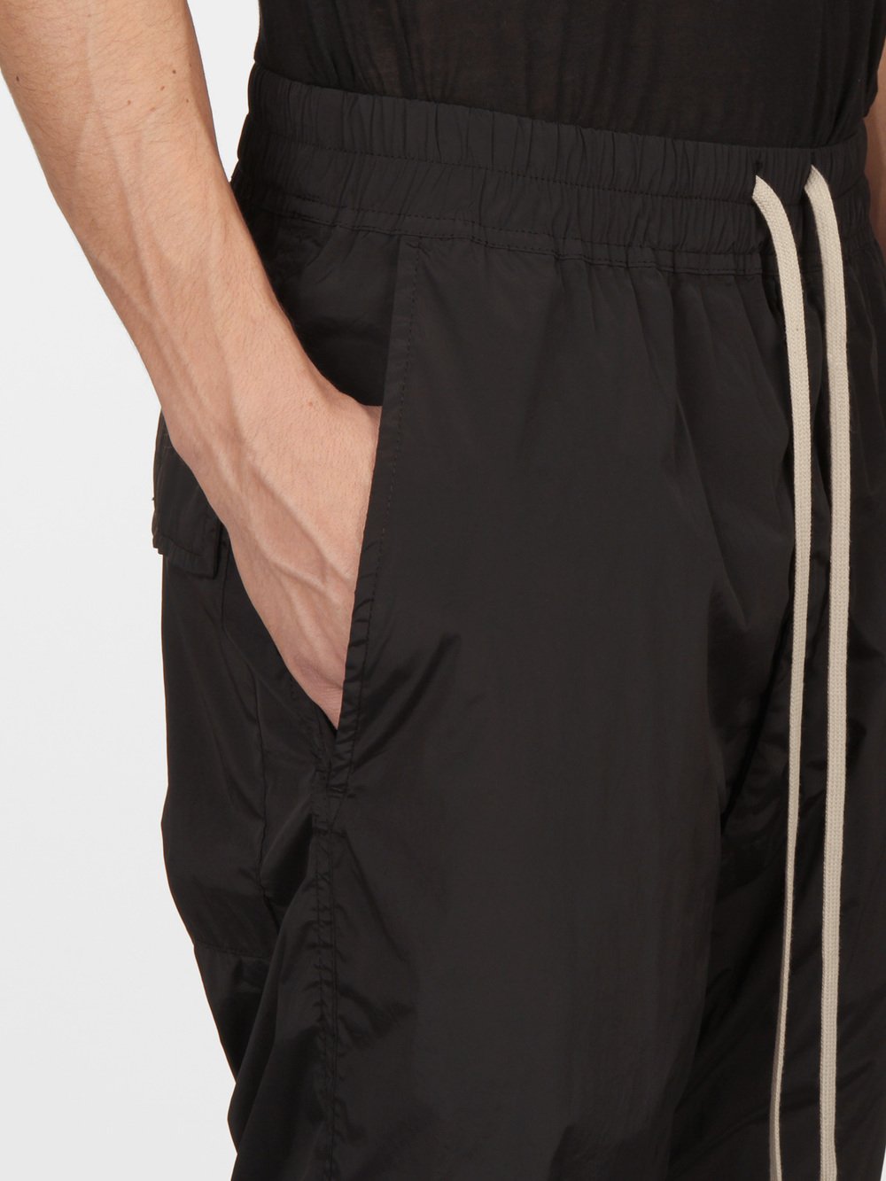 RICK OWENS DRKSHDW - LONG DRAWSTRING TROUSERS