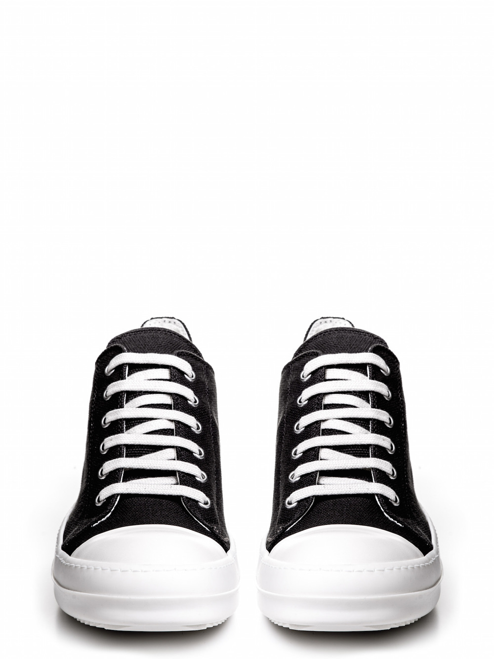 DRKSHDW SS18 DIRT LOW SNEAKERS IN BLACK