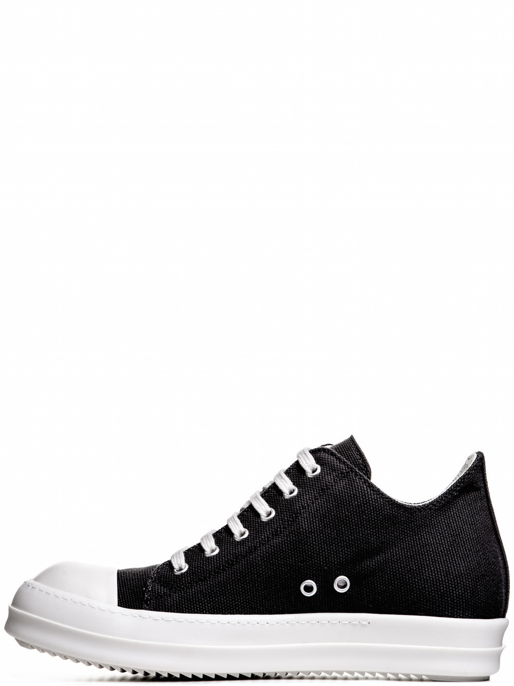 DRKSHDW SS18 DIRT LOW SNEAKERS IN BLACK