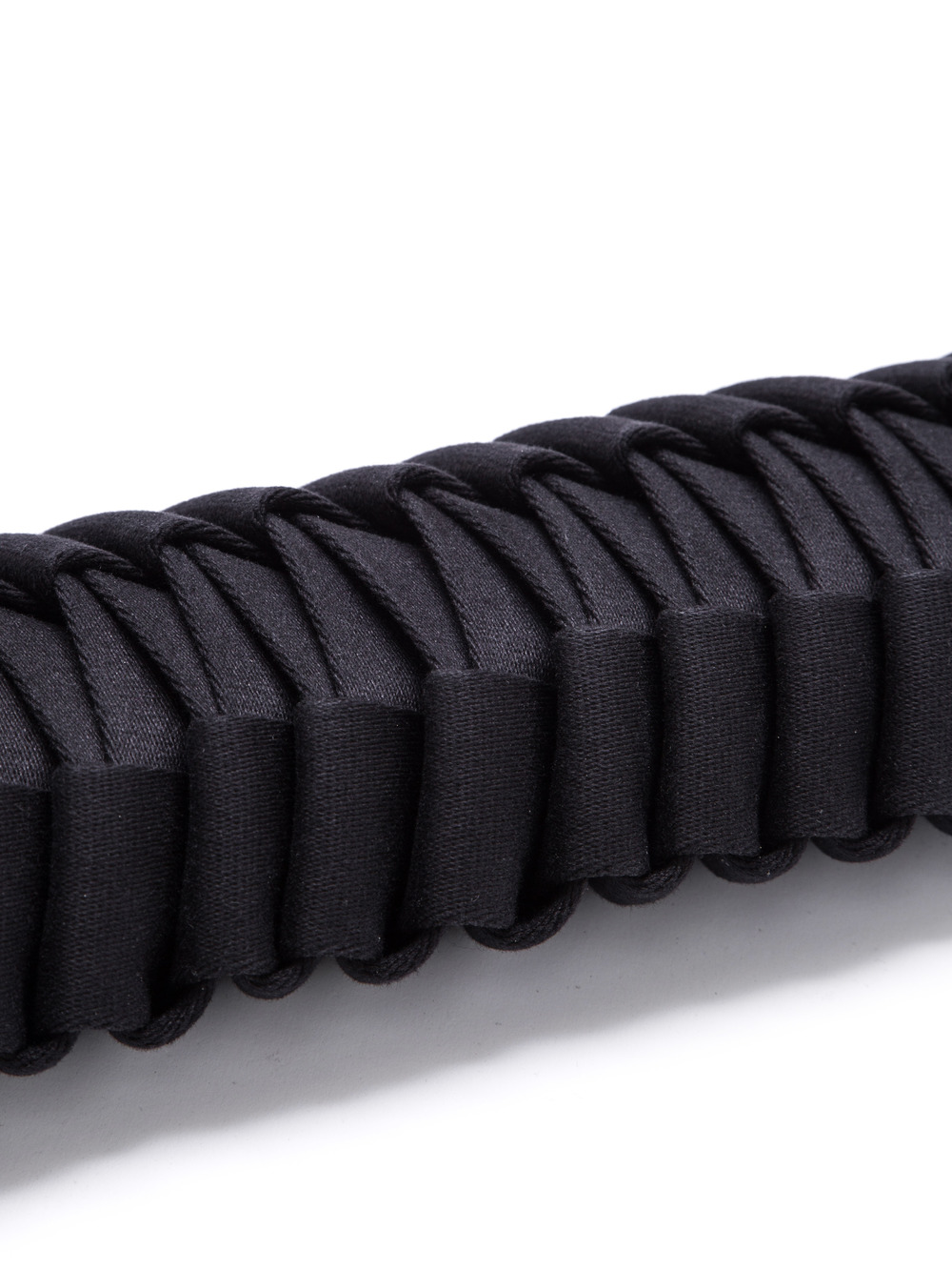 RICK OWENS OFF-THE-RUNWAY BRAIDED BELT 40MM IN BLACK