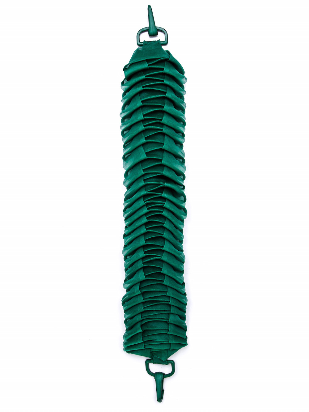 RICK OWENS BRAIDED BELT 40MM IN GREEN