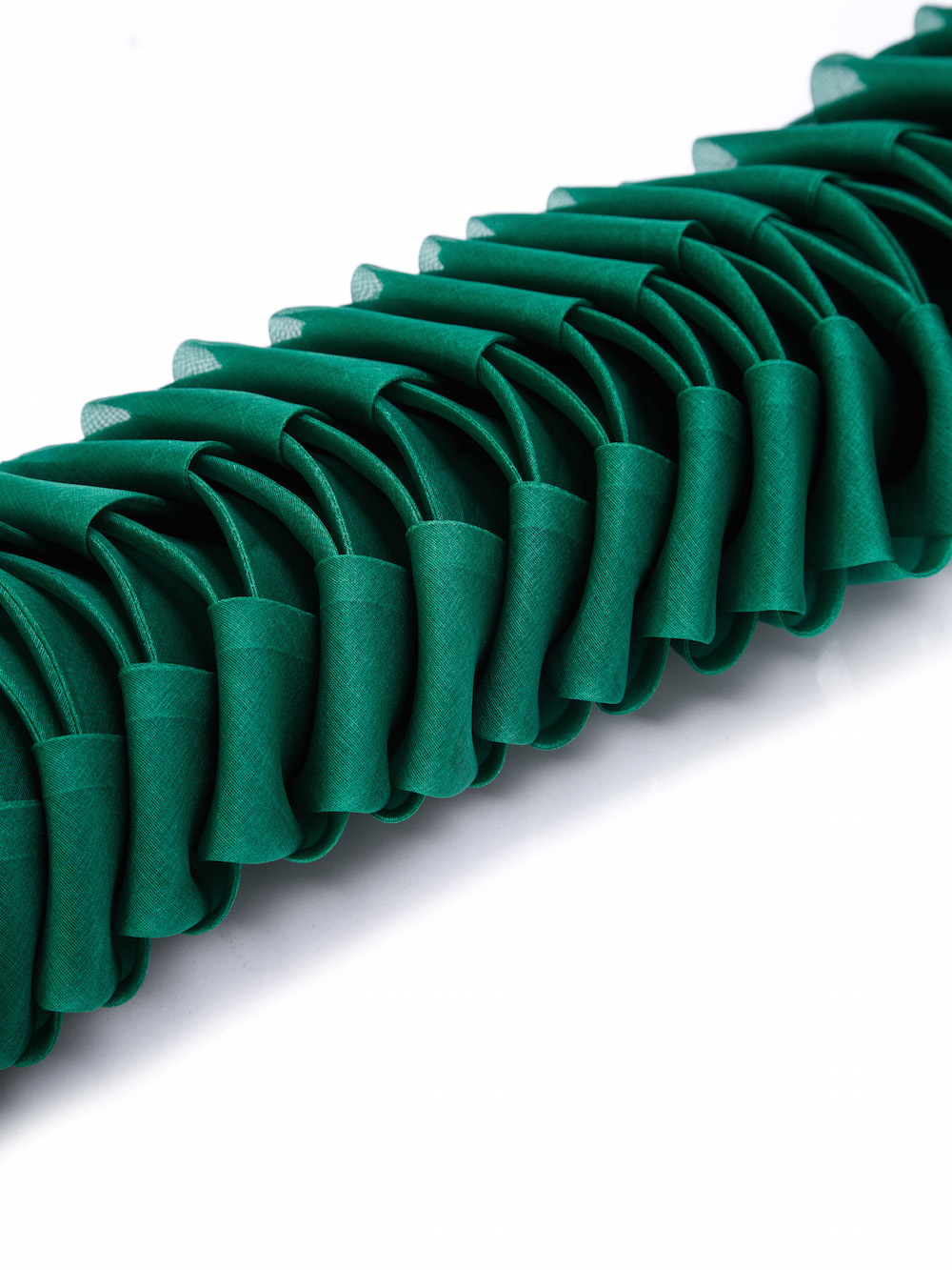 RICK OWENS BRAIDED BELT 40MM IN GREEN