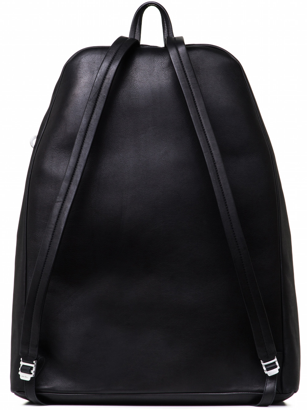 RICK OWENS MEGA BACKPACK IN BLACK CALF LEATHER