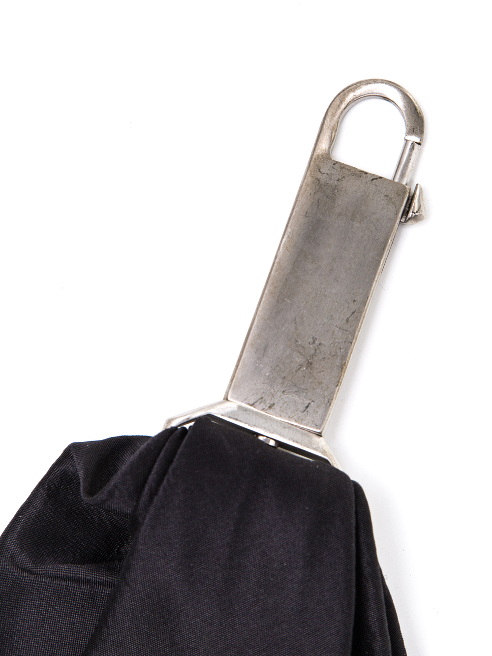 RICK OWENS SASH IN BLACK MEGA DUCHESSE SILK