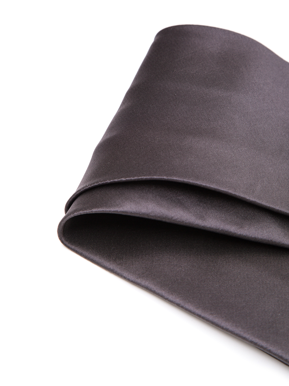 RICK OWENS SASH IN GREY MEGA DUCHESSE SILK
