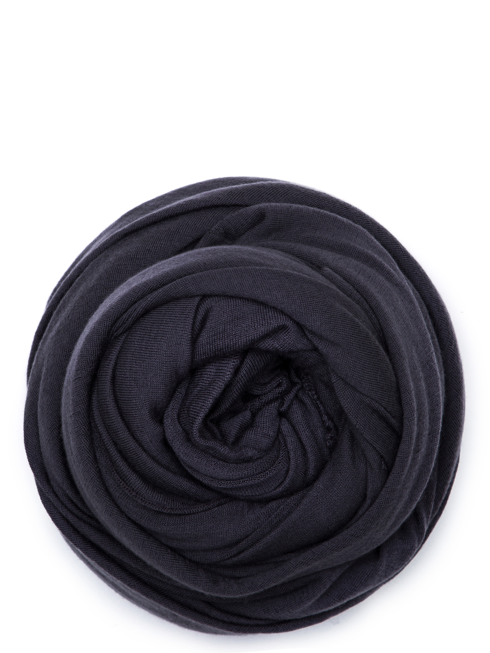 RICK OWENS KNIT BLANKET IN IRON DARK PURPLE CASHMERE.