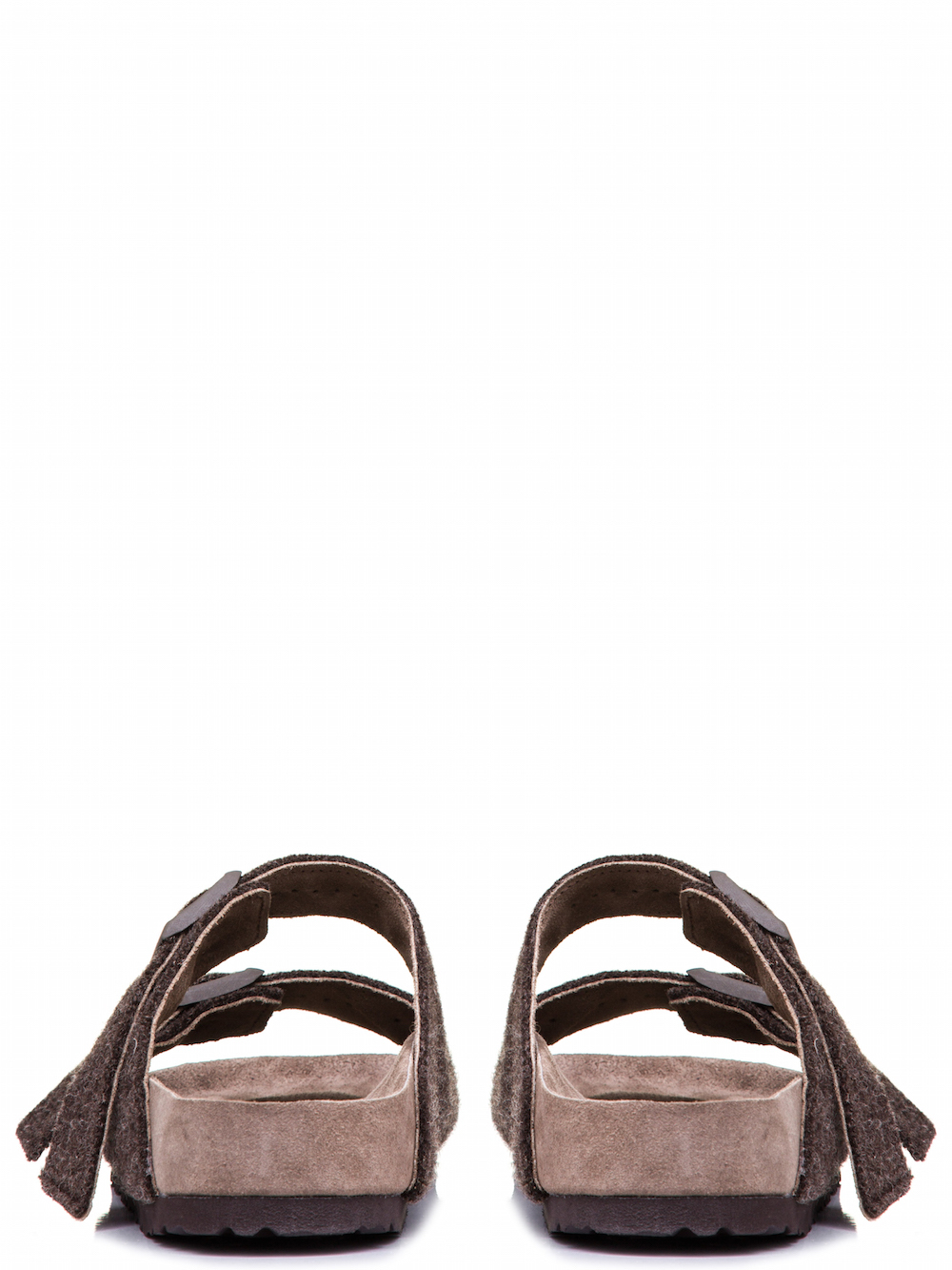 RICK OWENS X BIRKENSTOCK ARIZONA SANDAL IN BROWN