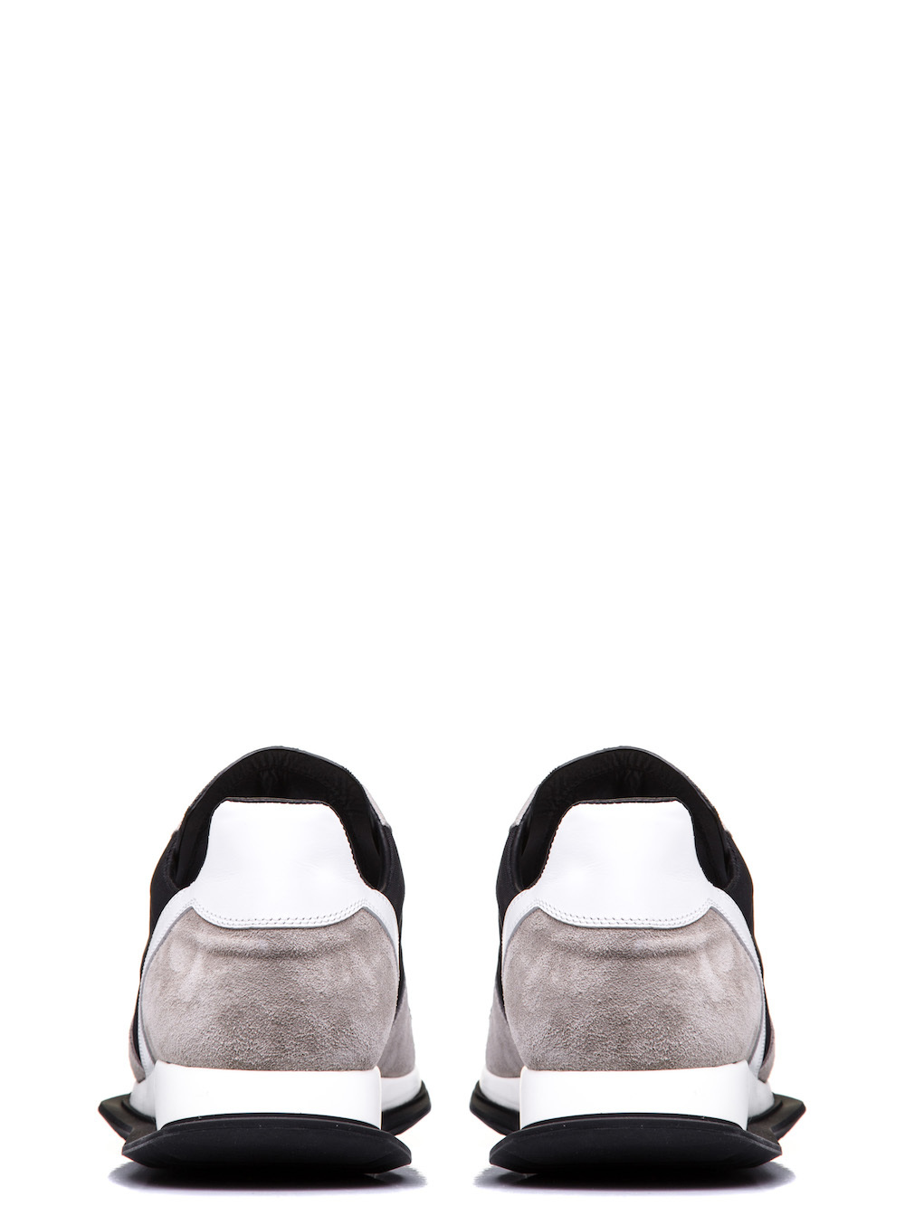 RICK OWENS NEW LACE-UP RUNNERS IN PEARL BEIGE AND BLACK HAVE