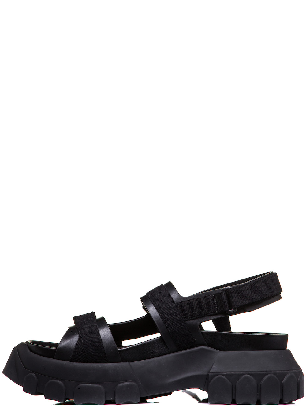 RICK OWENS HIKING SANDALS IN BLACK