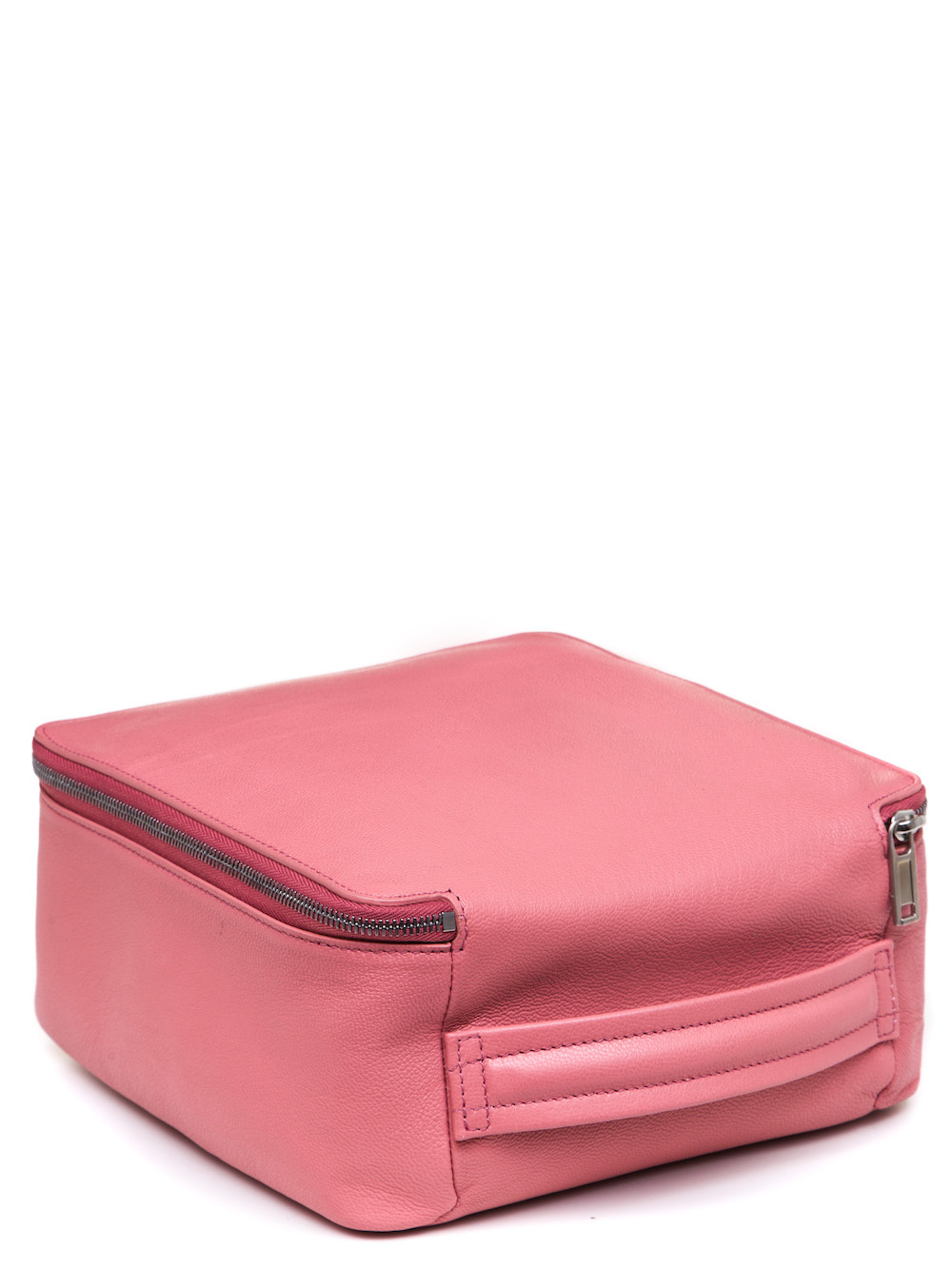 RICK OWENS BIG TOILETRY BEAUTY CASE IN PINK GOAT LEATHER