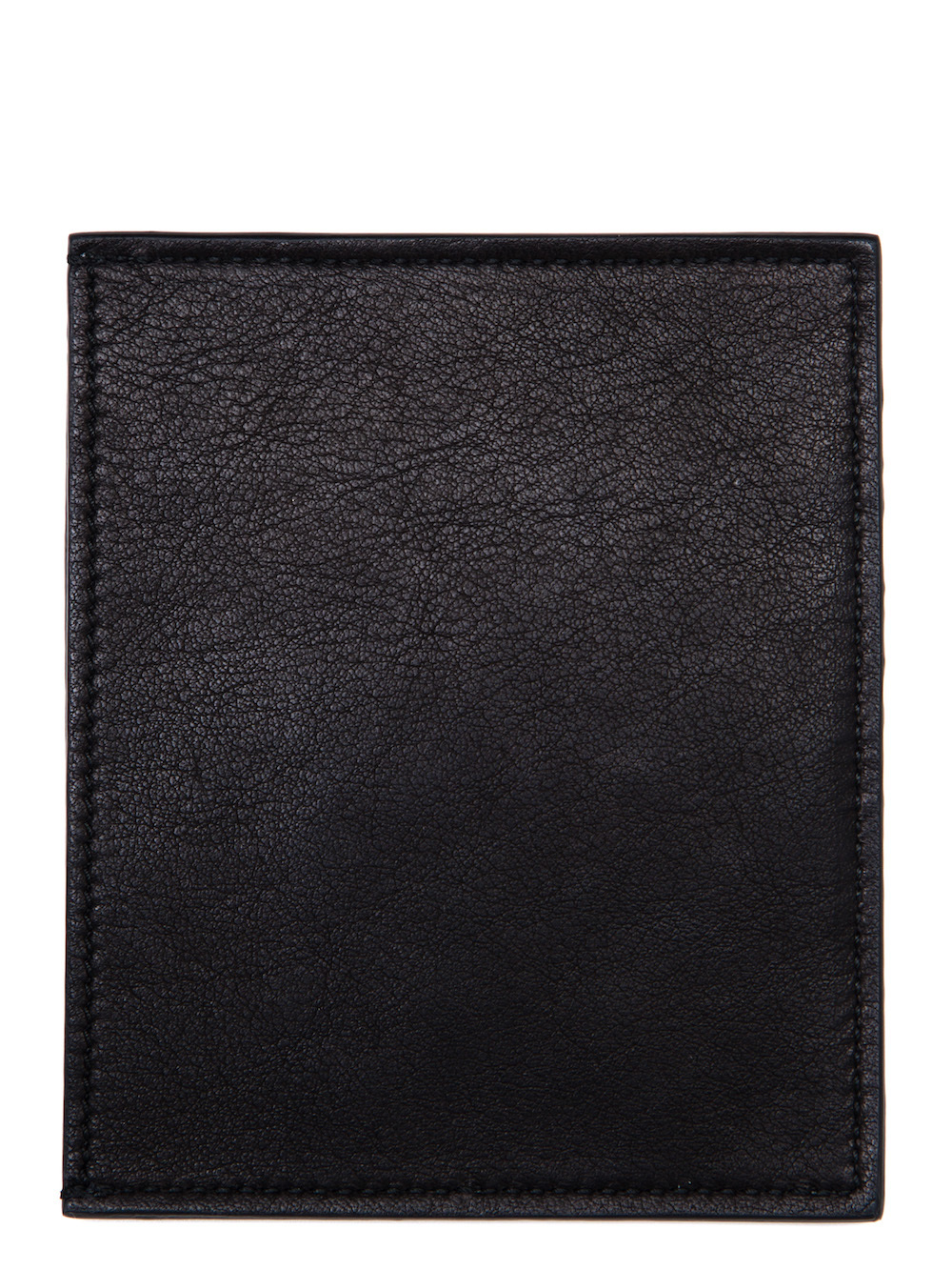 RICK OWENS CREDIT CARD HOLDER IN BLACK CALF LEATHER