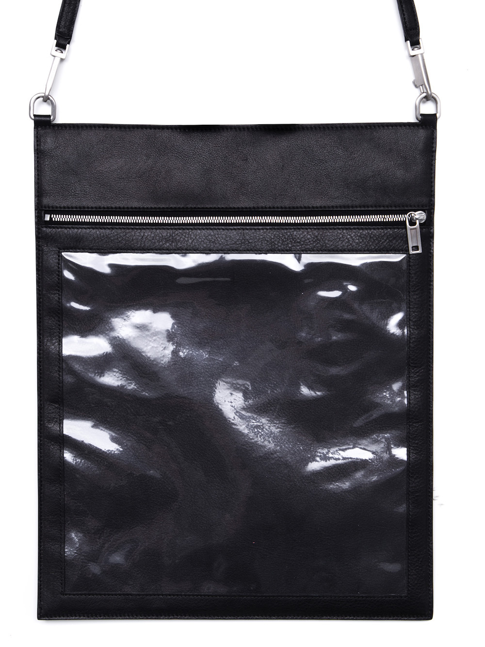 RICK OWENS FW18 SISYPHUS SECURITY POUCH IN BLACK