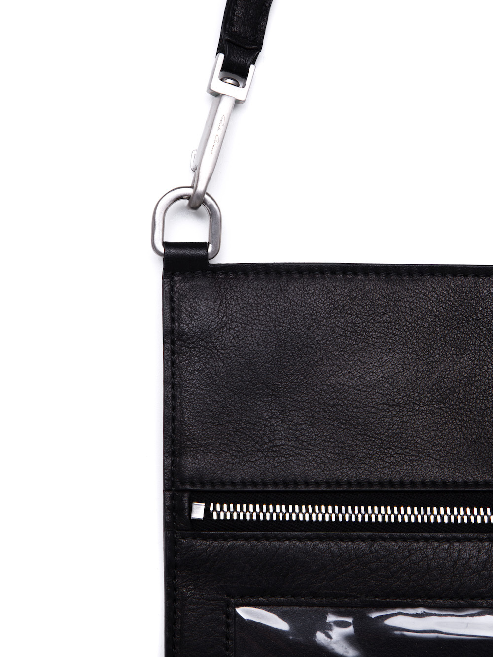 RICK OWENS FW18 SISYPHUS SECURITY POUCH IN BLACK